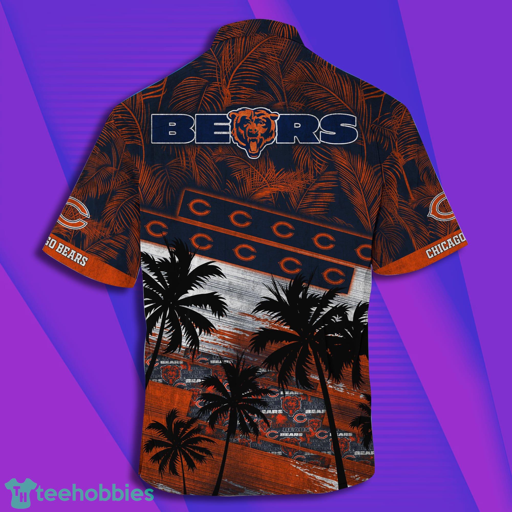 Chicago Bears Hawaiian Shirt Tiki Tropical Aloha Pattern Shirt For Beach  Outfit