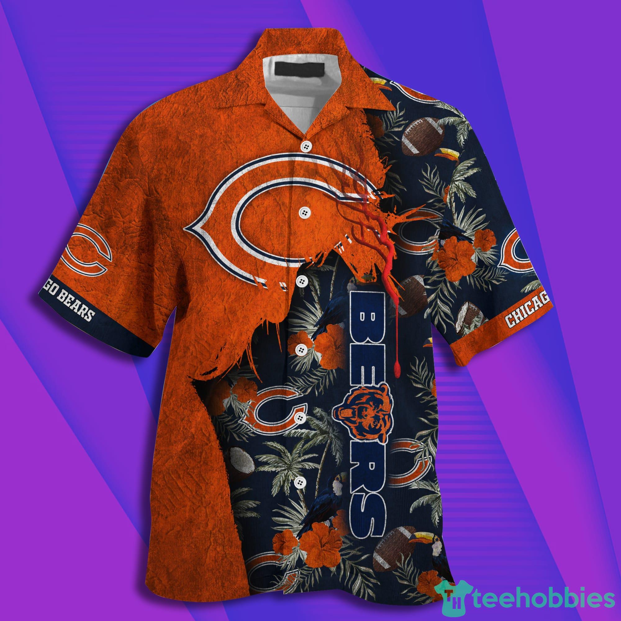 Chicago Bears NFL Combo Summer Hawaiian Shirt And Pants - Freedomdesign