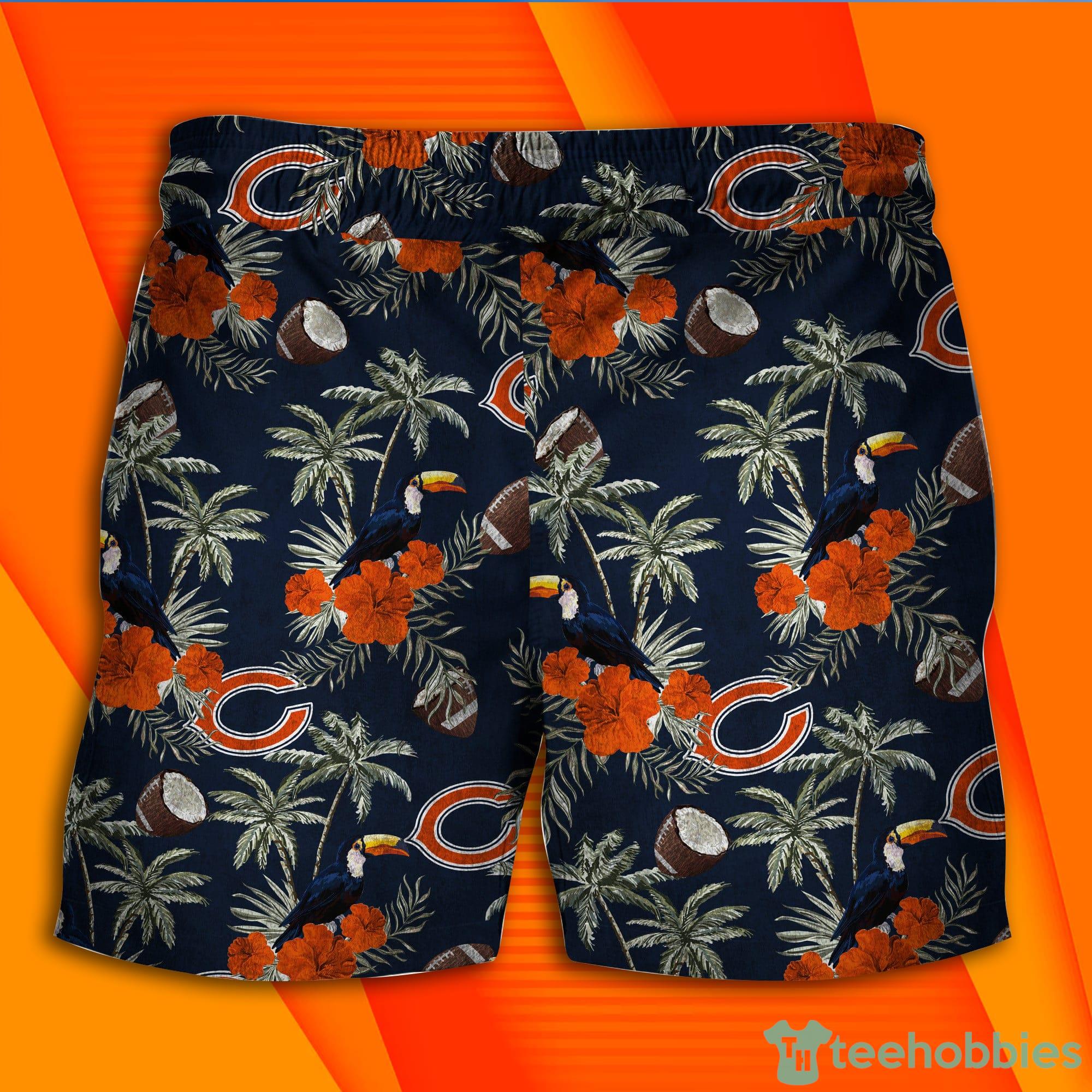 Chicago Bears NFL Combo Summer Hawaiian Shirt And Pants