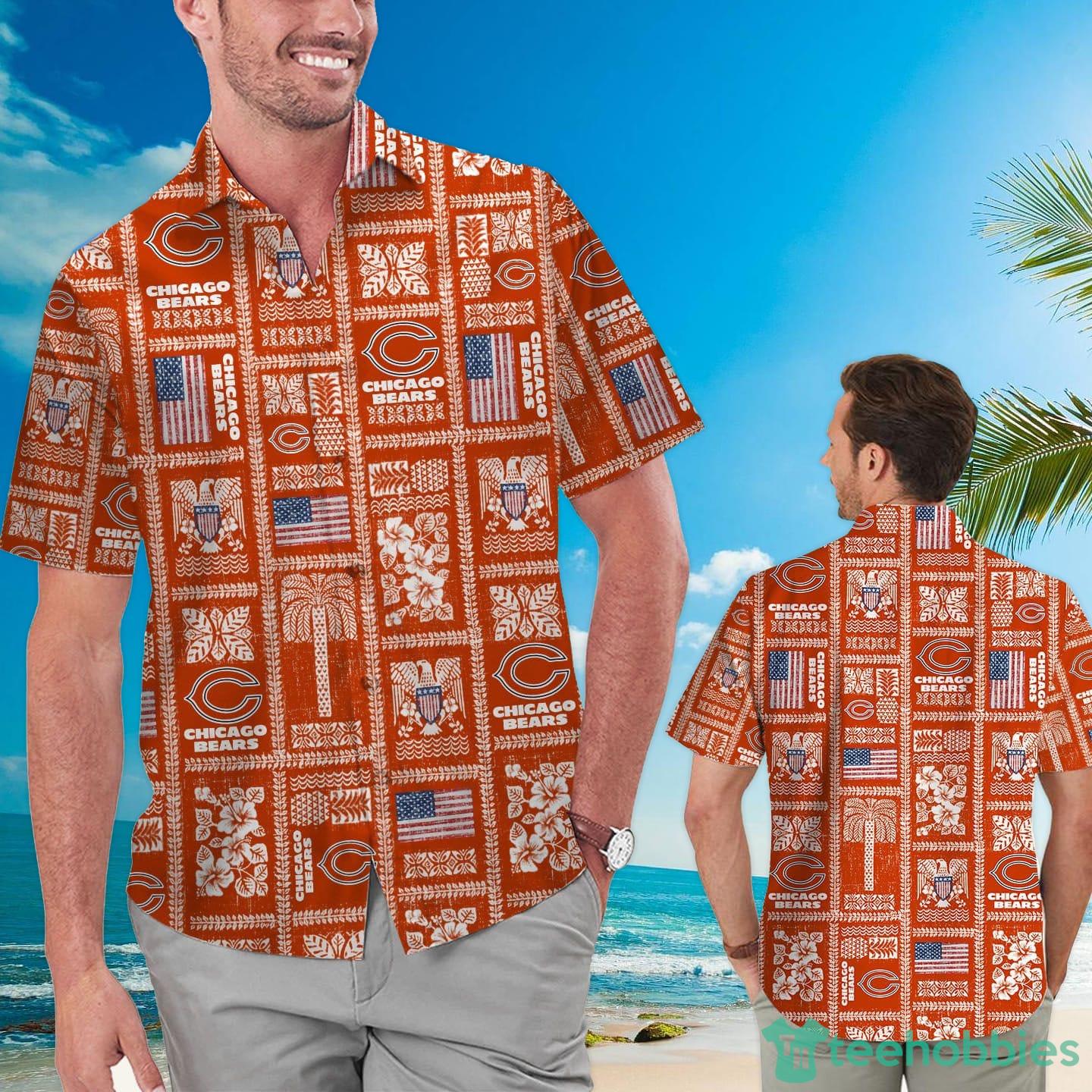 Chicago Bears Summer Commemotative 2021 Hawaiian Shirt Product Photo 1