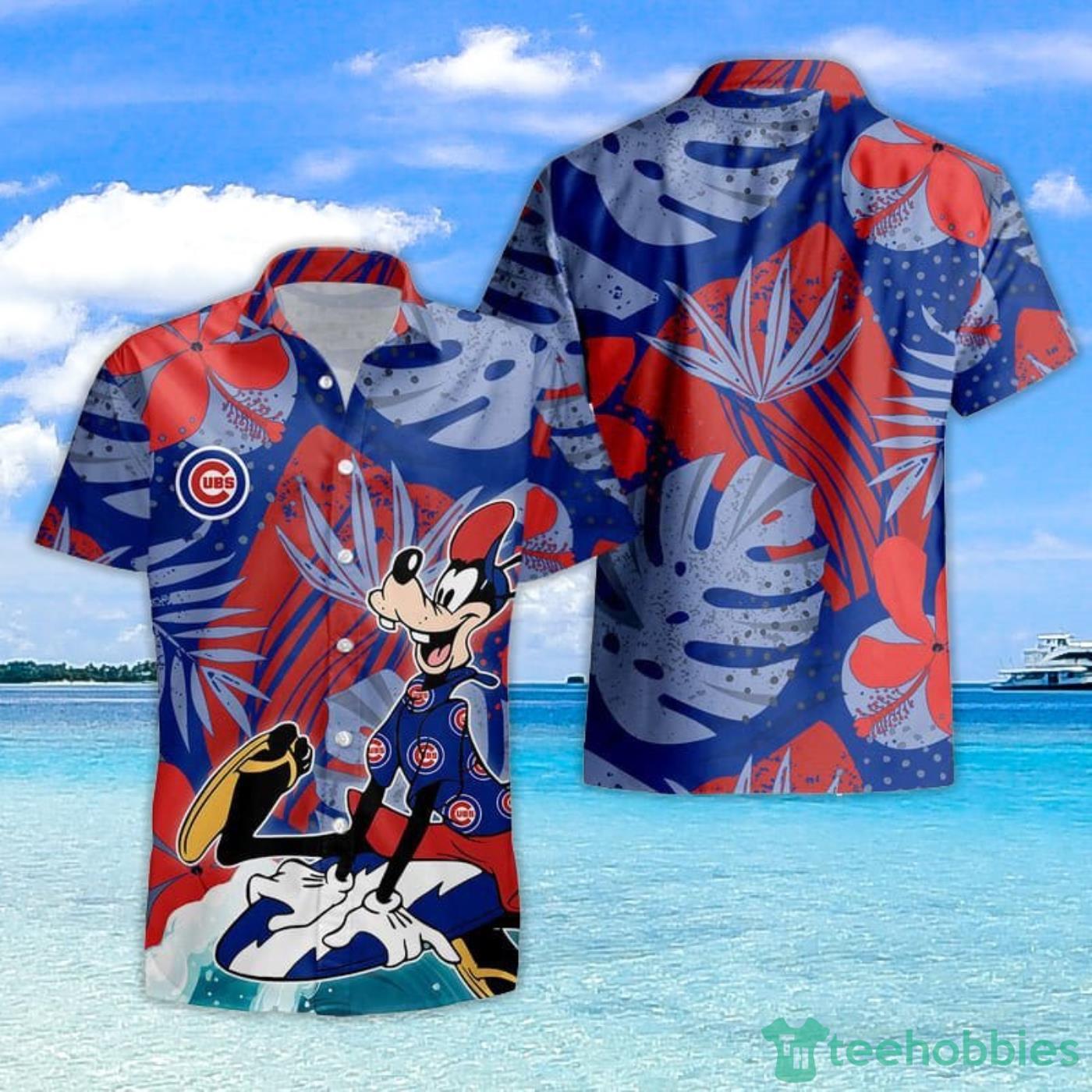 BEST MLB Chicago Cubs 3D All Over Printed Hawaiian Shirt, Short