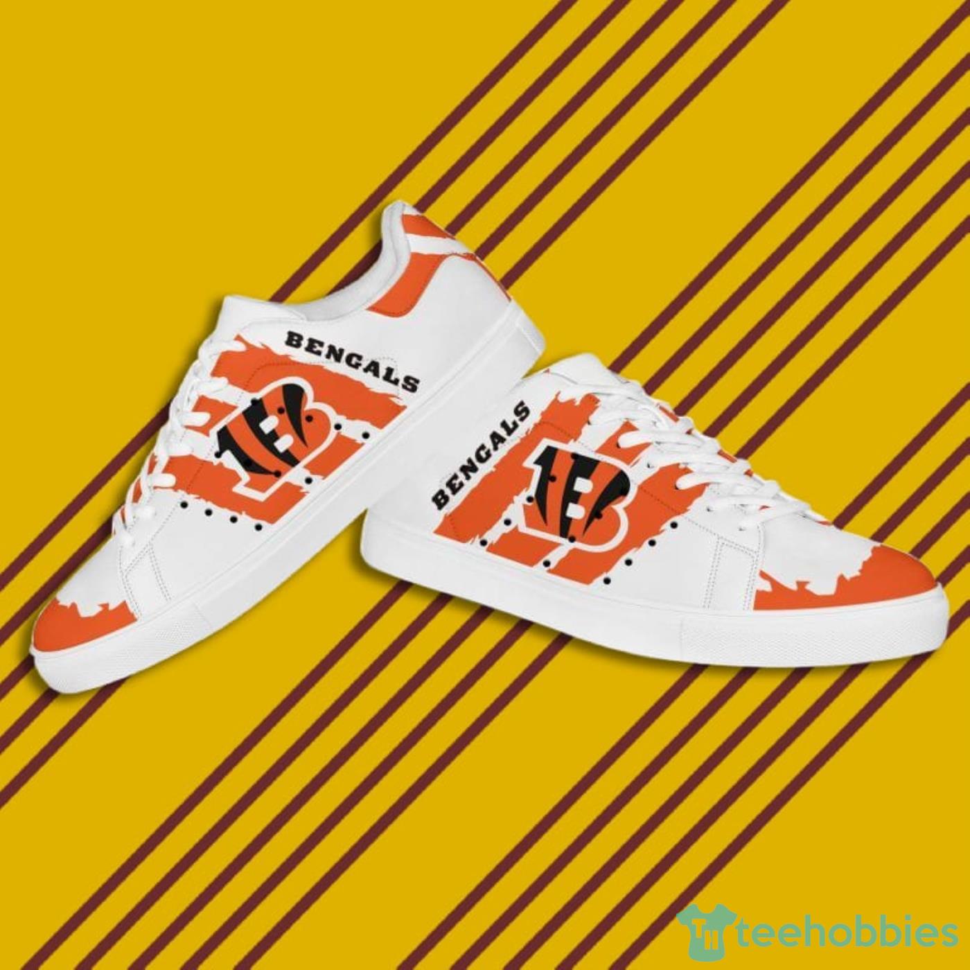 Cincinnati Bengals NFL Womens Midsole White Sneakers