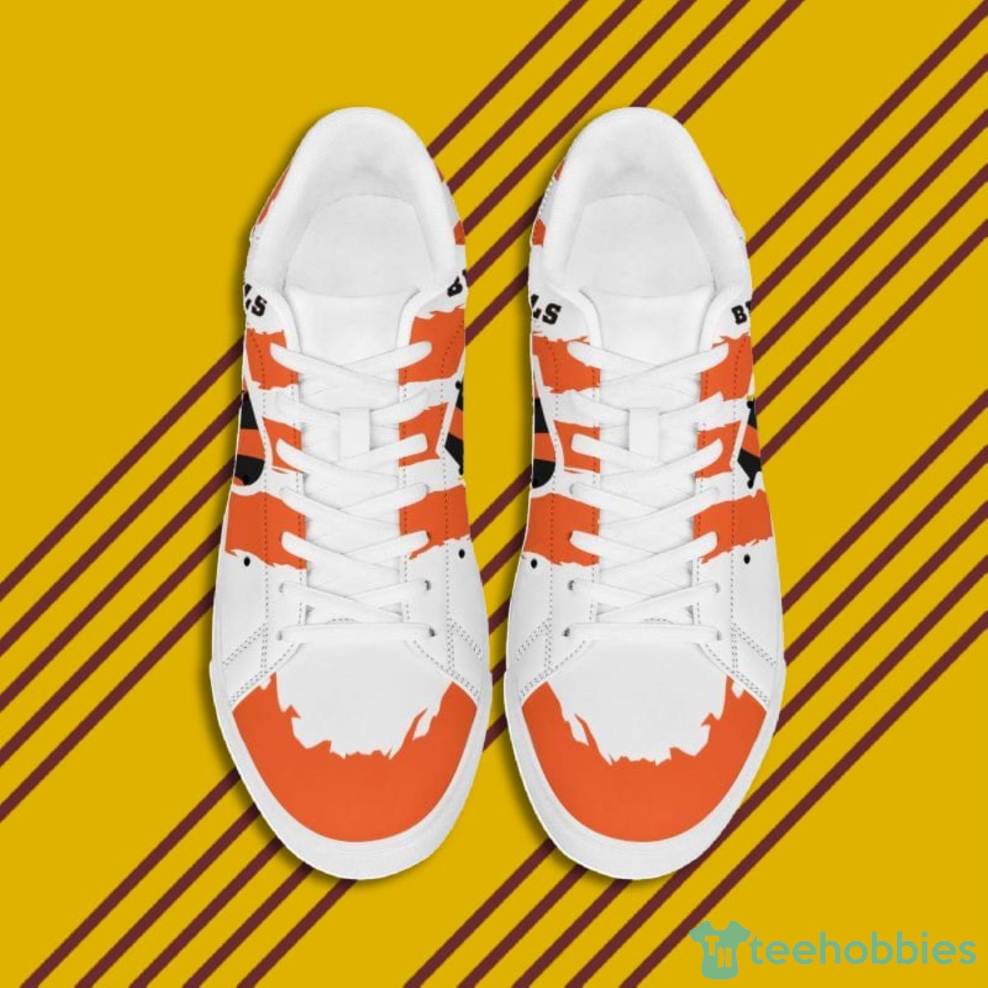 Cincinnati Bengals Womens Midsole White Sneakers