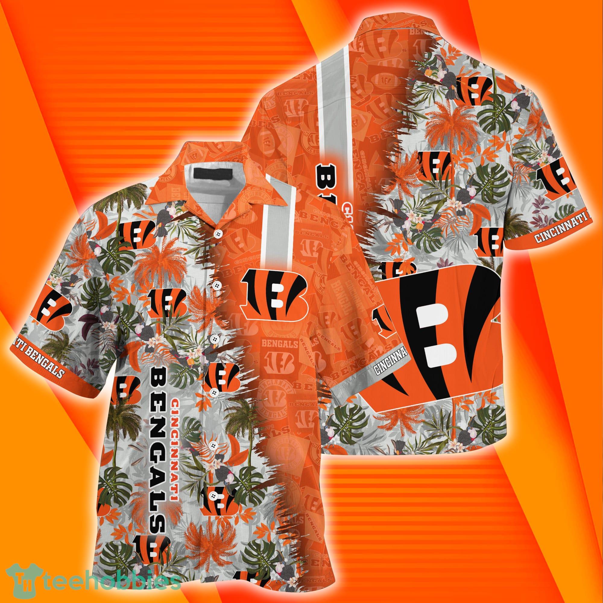 Cincinnati Bengals NFL Combo Summer Hawaiian Shirt And Pants Product Photo 1