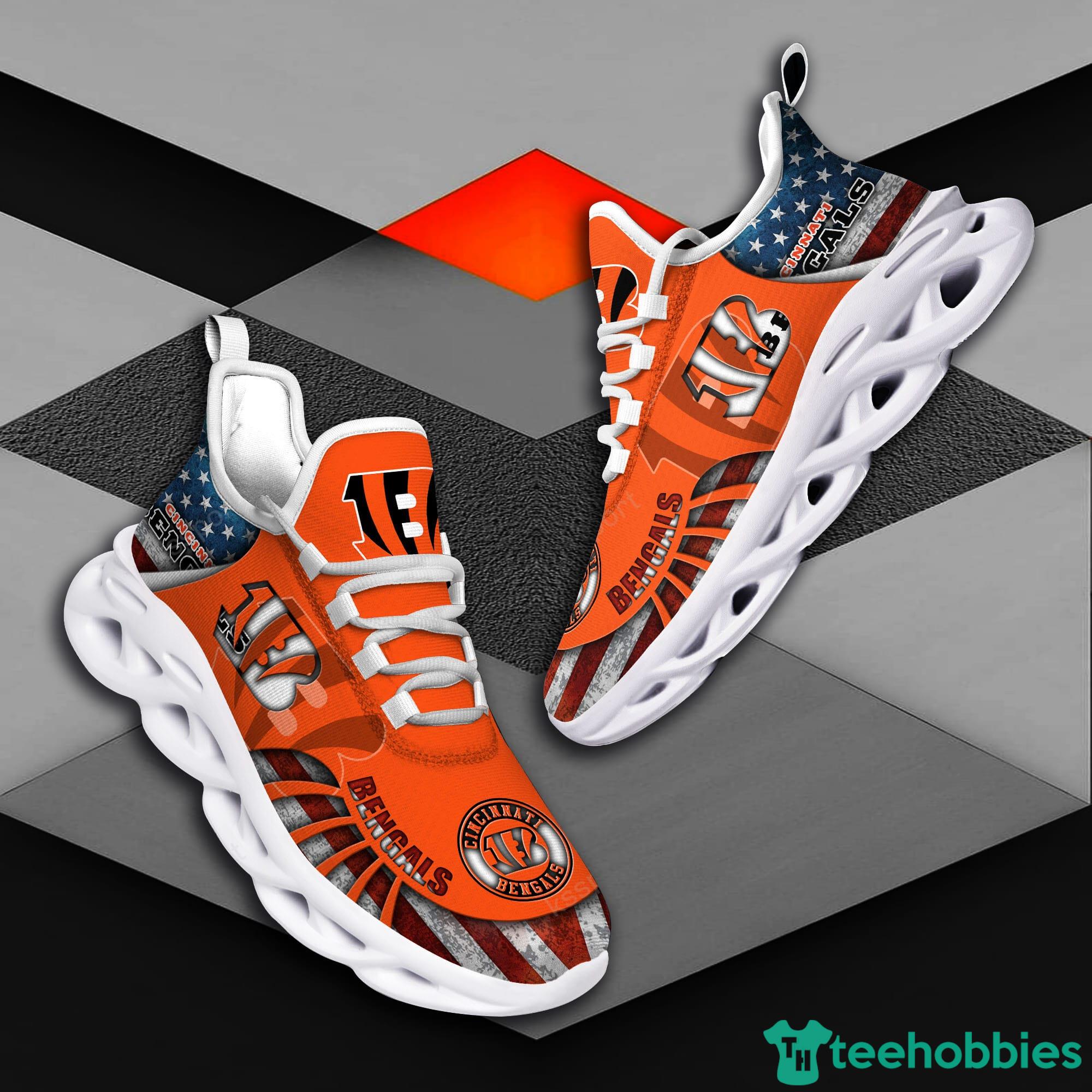 Cincinnati Bengals Personalized Yezy Running Sneakers Bb836 in 2023