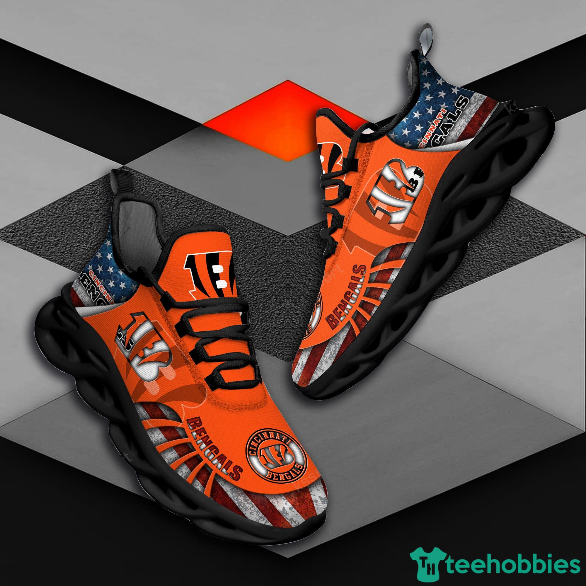 Cincinnati Bengals NFL Max Soul Sneakers Running Shoes Product Photo 1