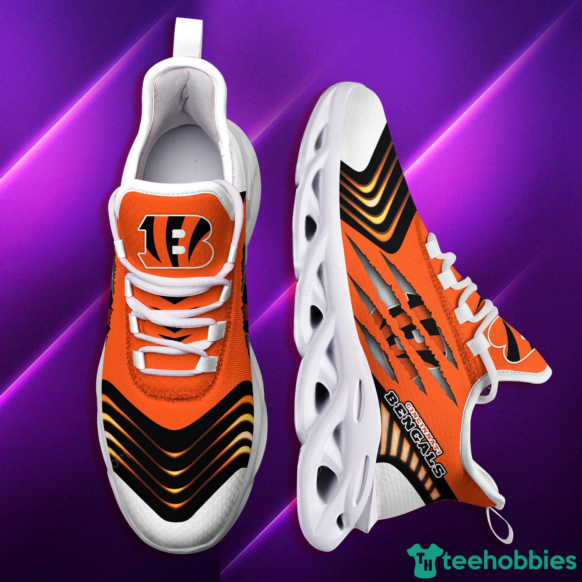 Cincinnati Bengals Who Dey Max Soul Shoes V07 On Sale - Tana Elegant