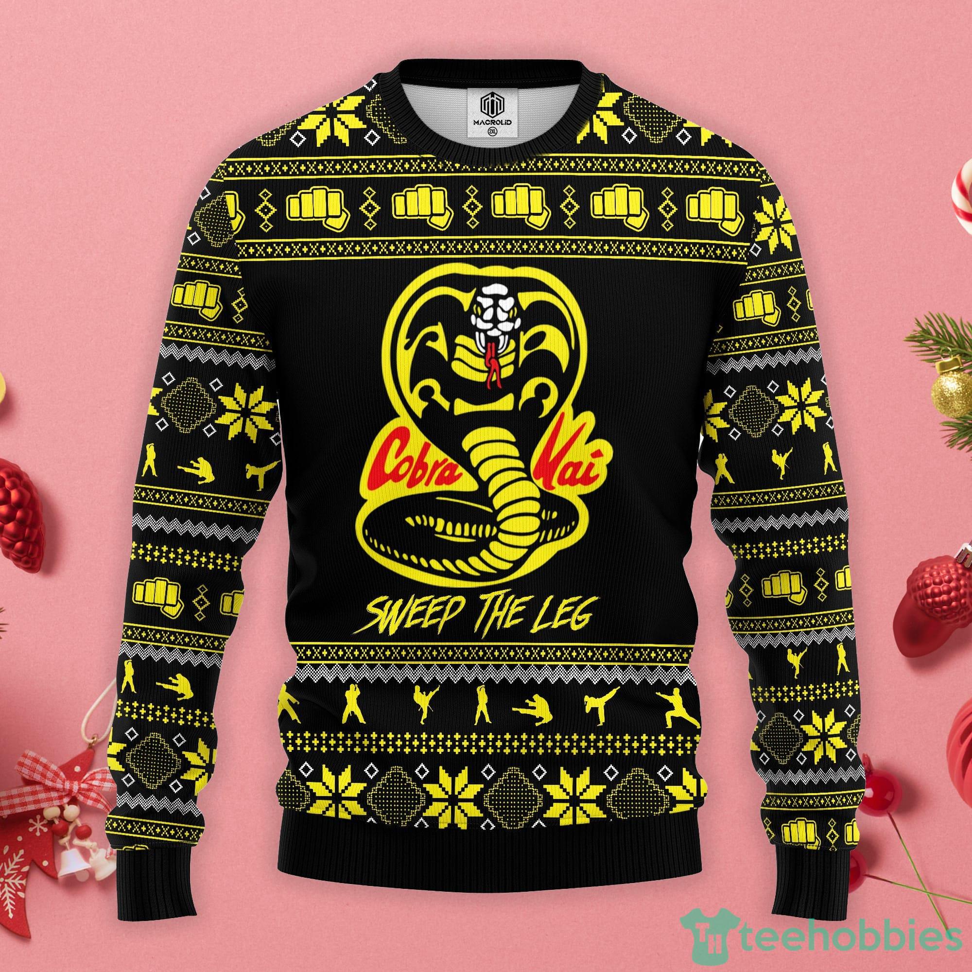 Cobra Kai Christmas Gift Ugly Christmas Sweater Product Photo 1