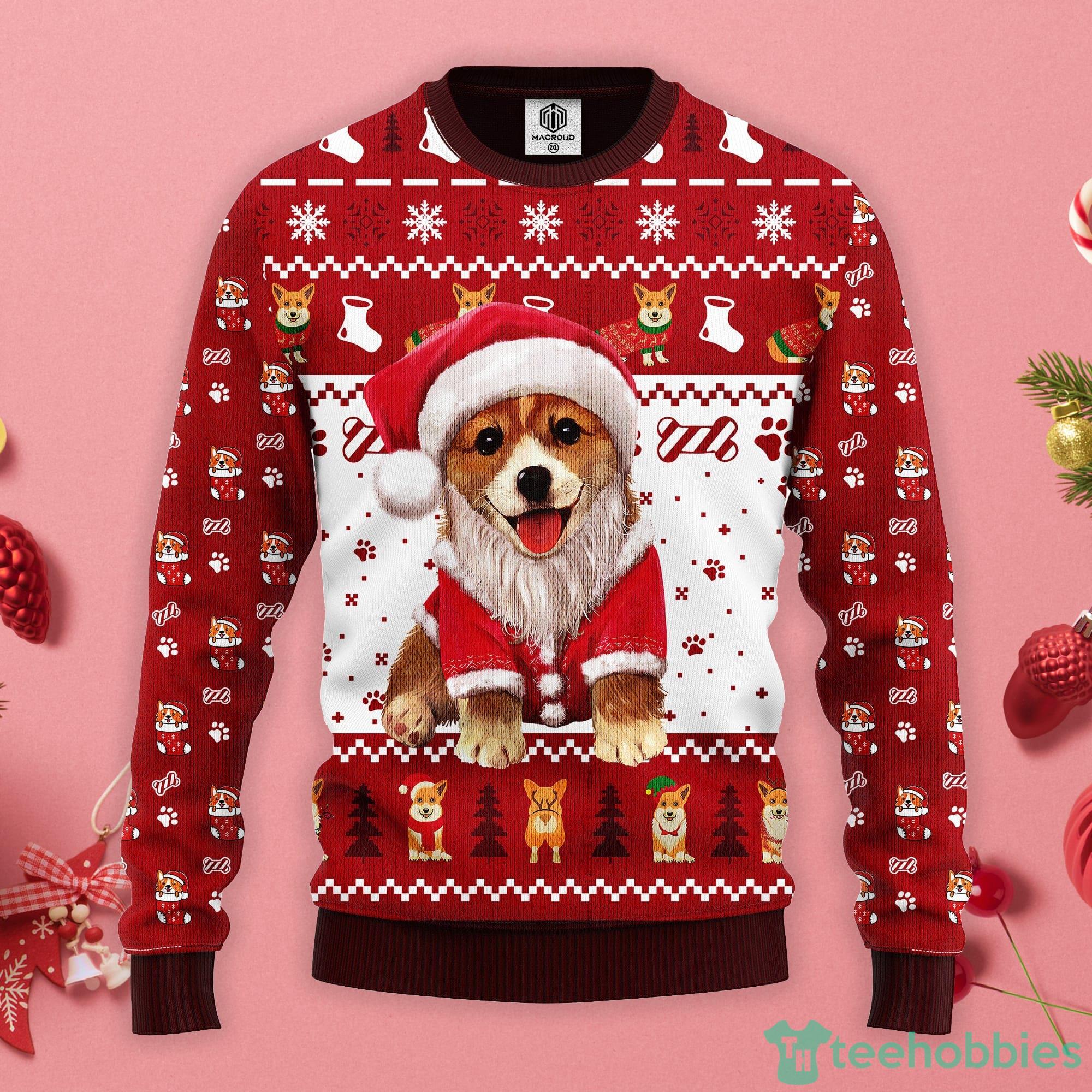 Corgi Noel Cute Christmas Gift Ugly Christmas Sweater Product Photo 1