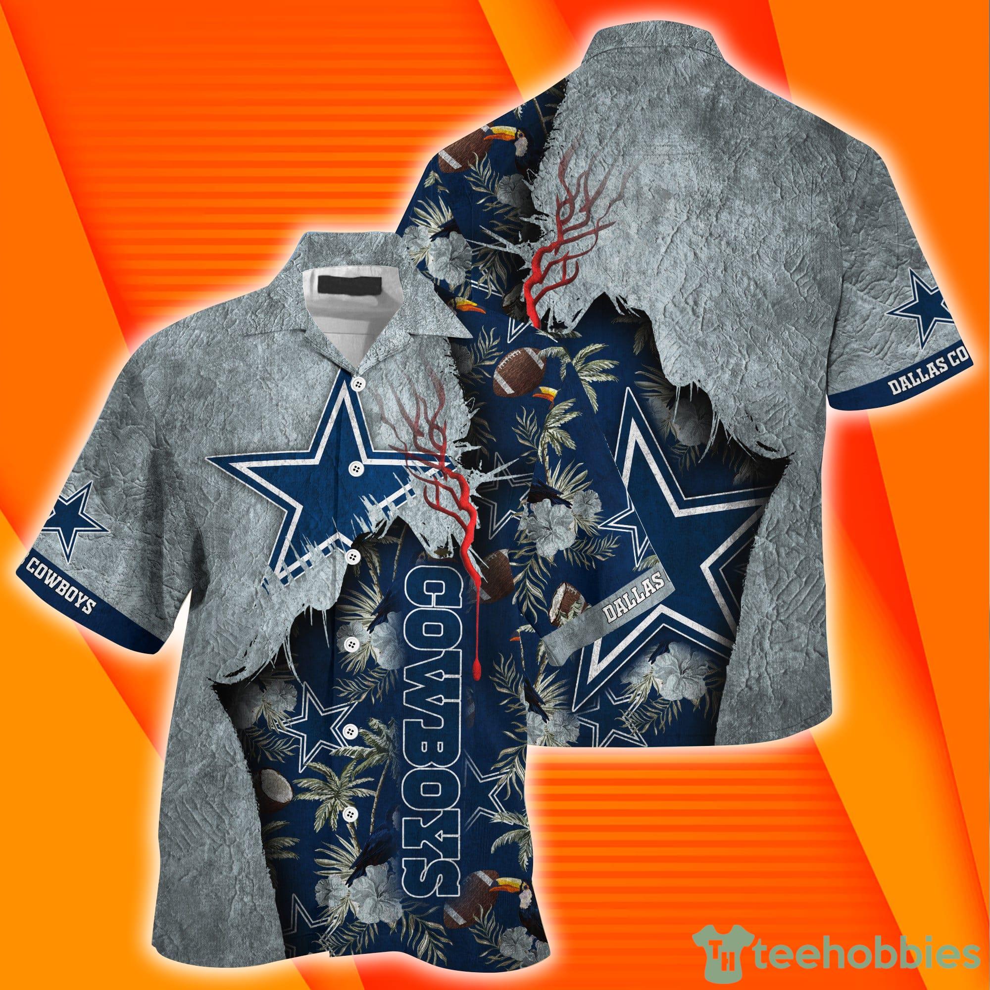 Dallas Cowboys NFL Personalized Dirty Grunge Style Short Sleeves Hawaiian  Shirt