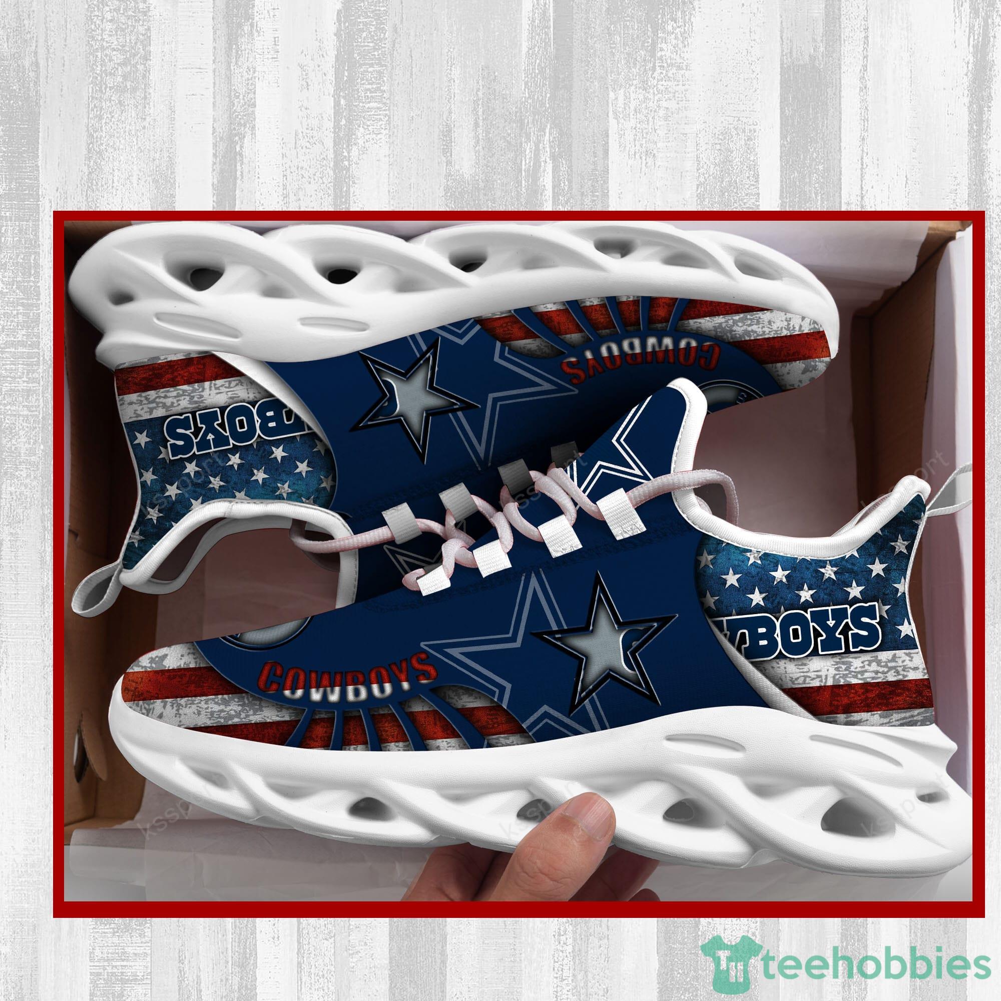 NFL Dallas Cowboys Logo Sneakers Max Soul Shoes For Men And Women -  Freedomdesign