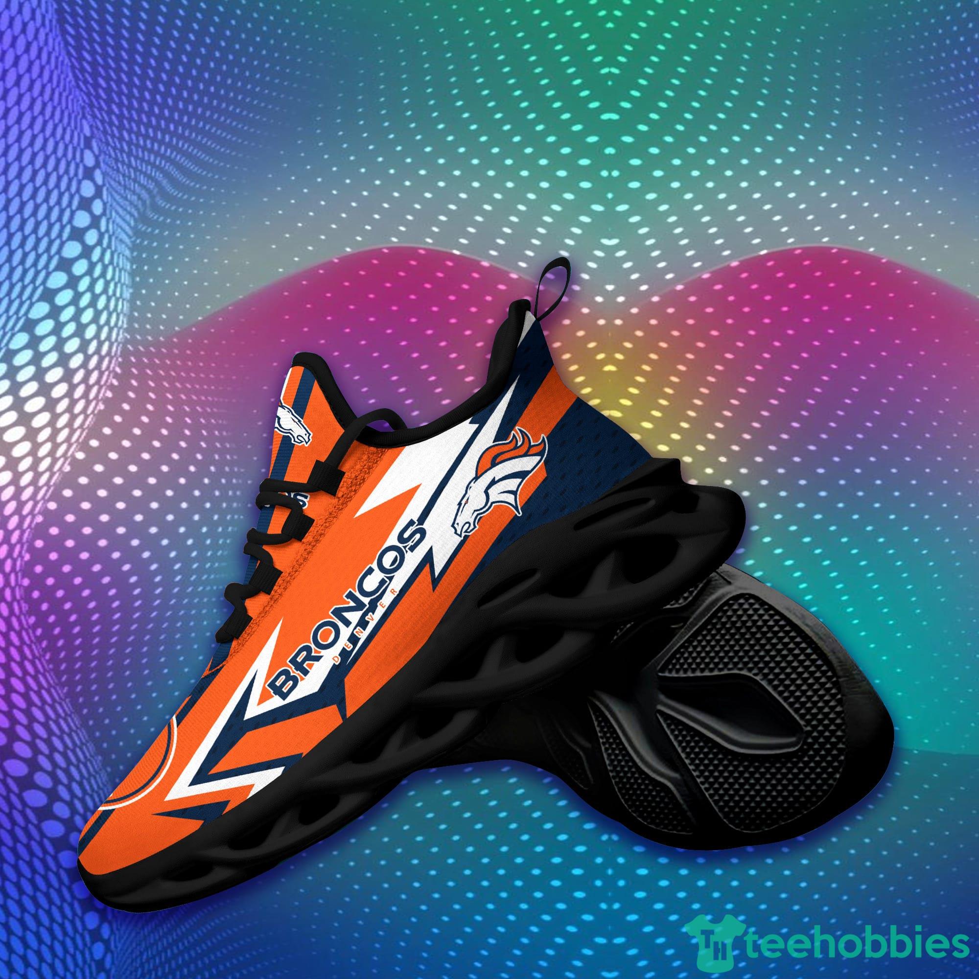 Denver Broncos NFL Orange Blue Max Soul Shoes