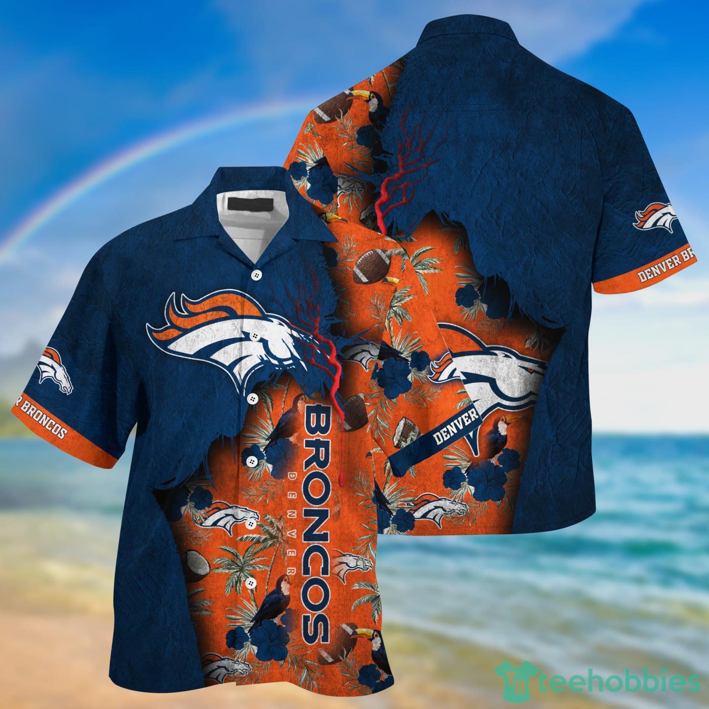 NFL Dallas Cowboys Palm Trees Short Sleeve Hawaiian Shirt And