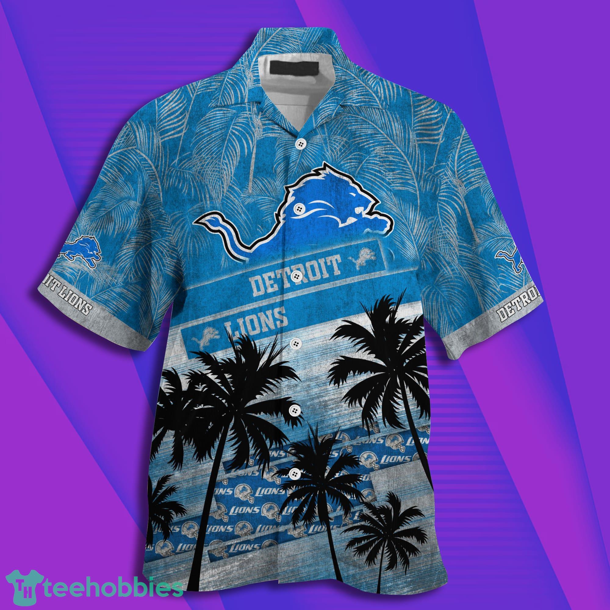 Detroit Lions NFL Combo Summer Hawaiian Shirt And Pants