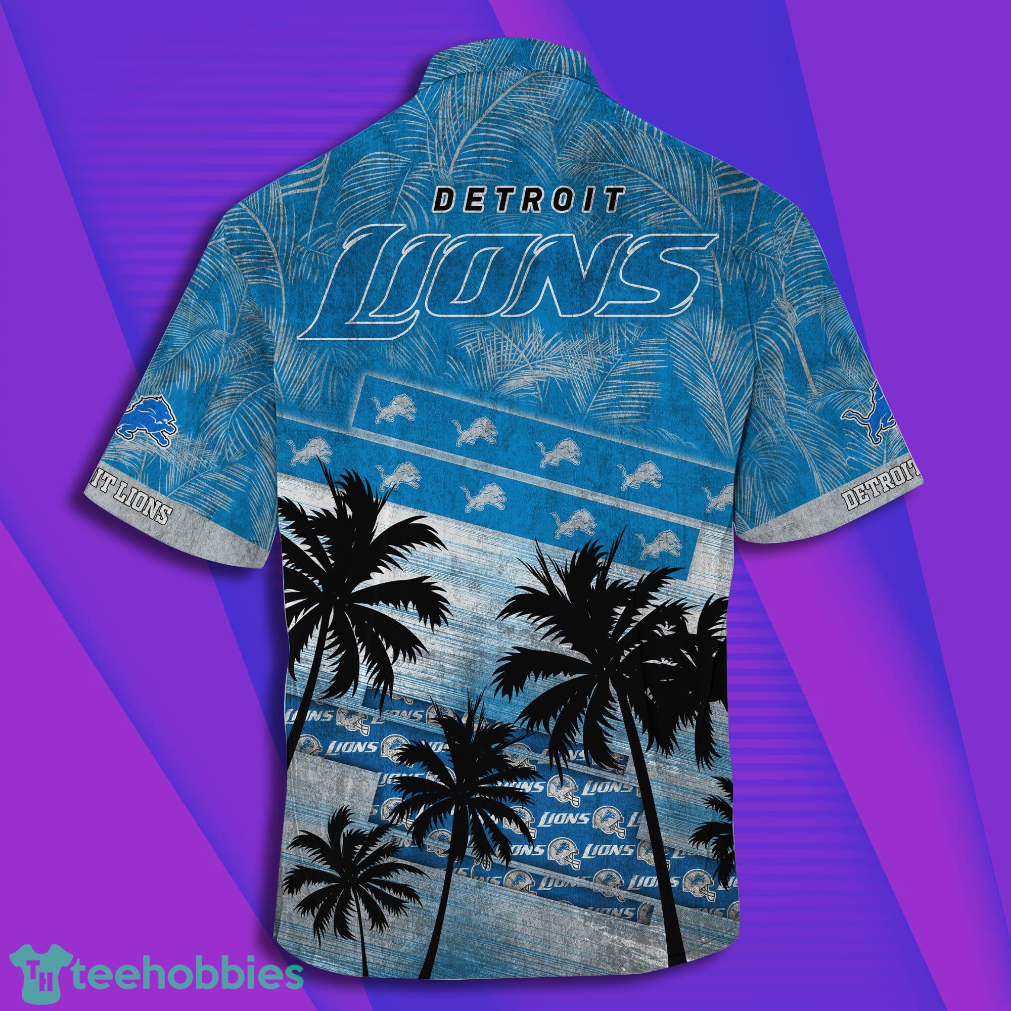 Detroit Lions NFL Combo Summer Hawaiian Shirt And Pants