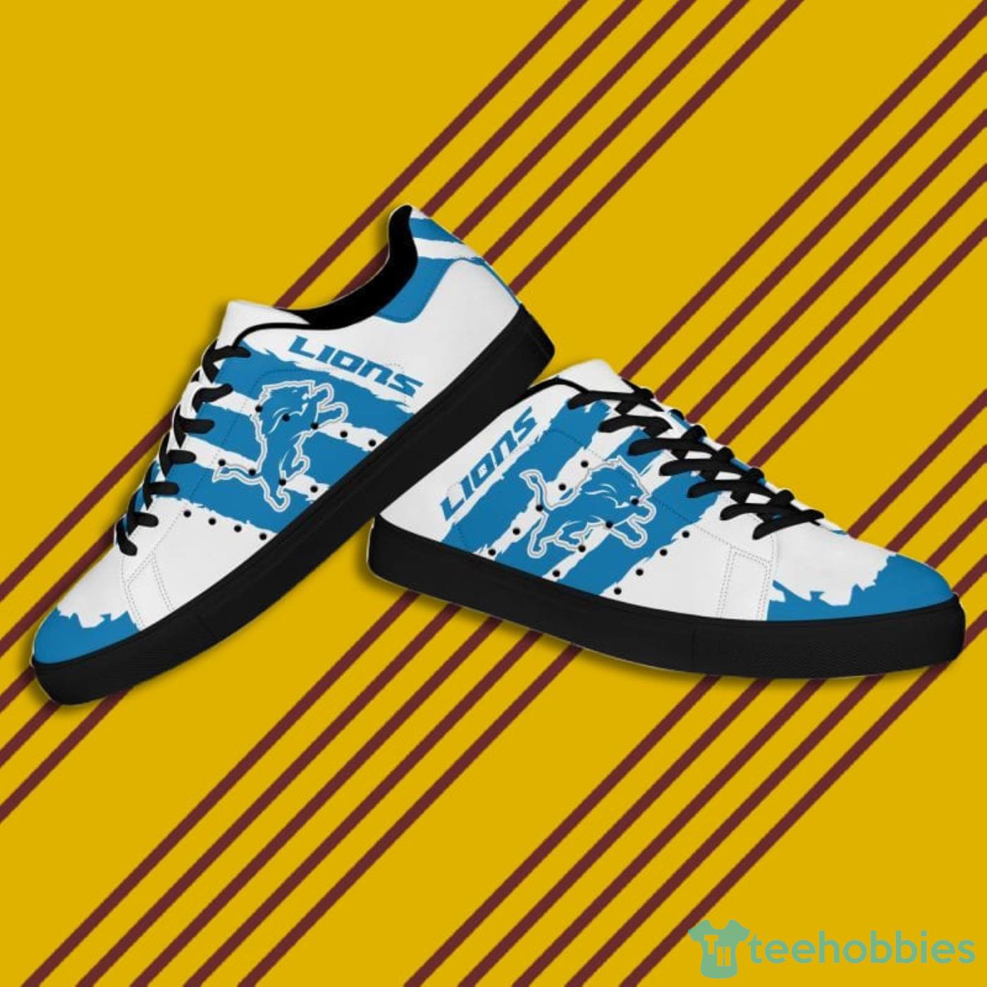 Detroit Lions NFL Black And White Skate Shoes Product Photo 6 Detroit Lions NFL Black And White Skate Shoes Product Photo 6