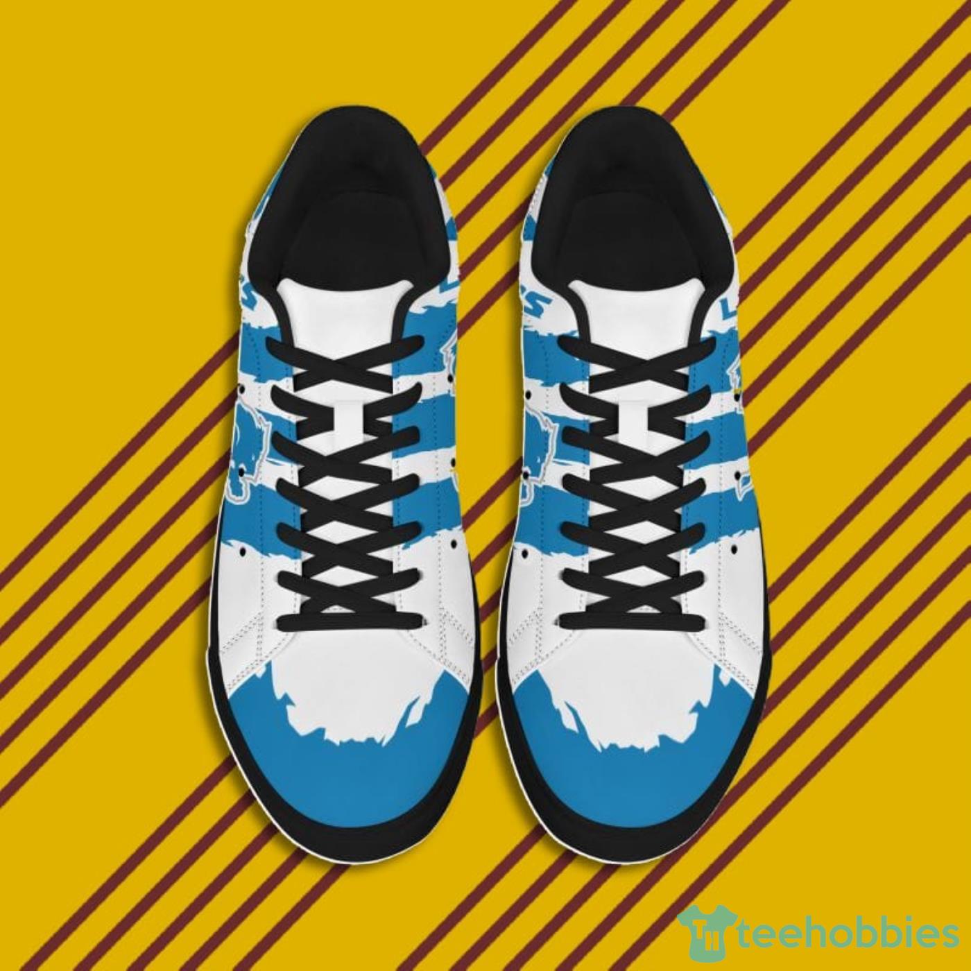 Detroit Lions NFL Black And White Skate Shoes Product Photo 7 Detroit Lions NFL Black And White Skate Shoes Product Photo 7