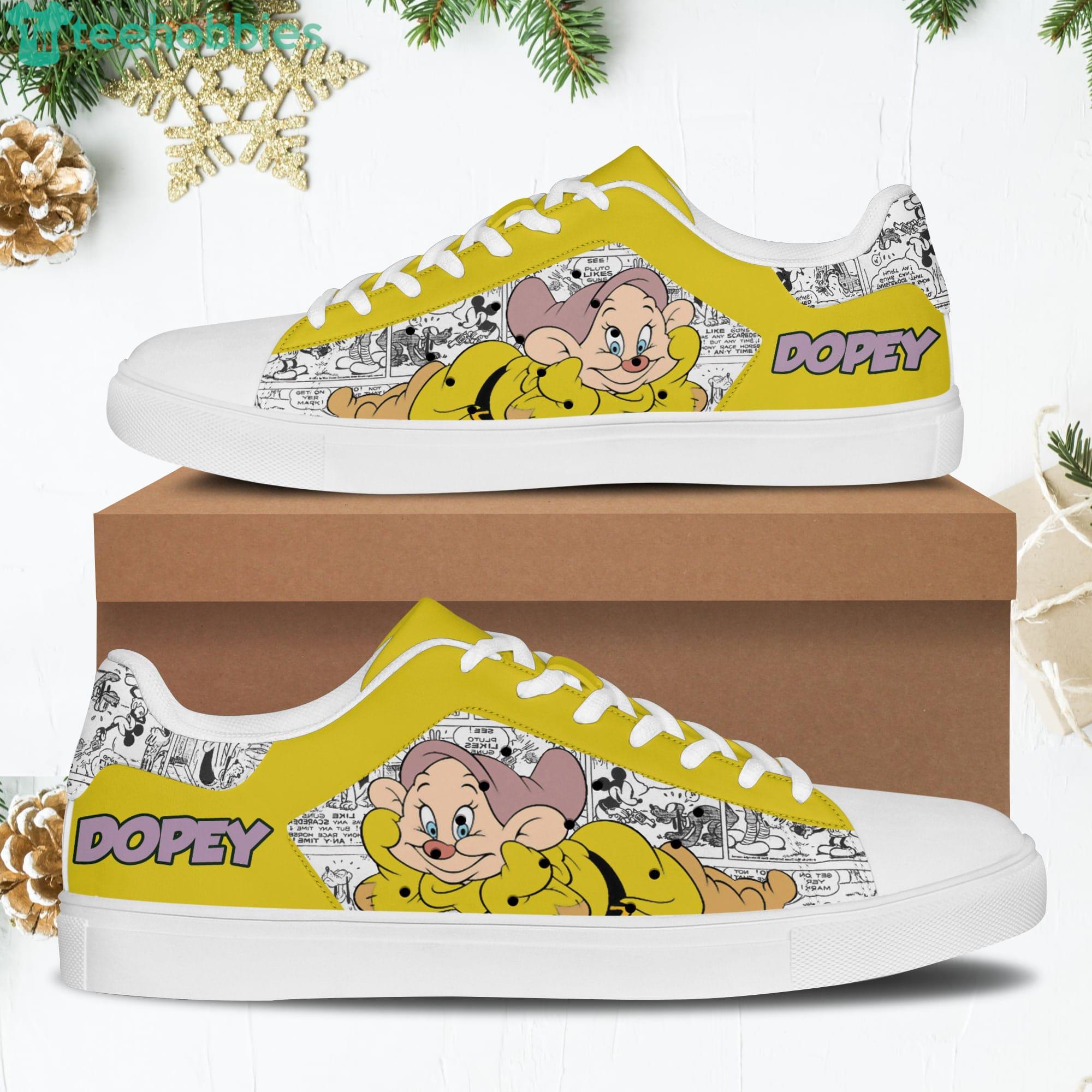 Dopey Dwarf Stan Smith Disney Low Top Skate Shoes Product Photo 1