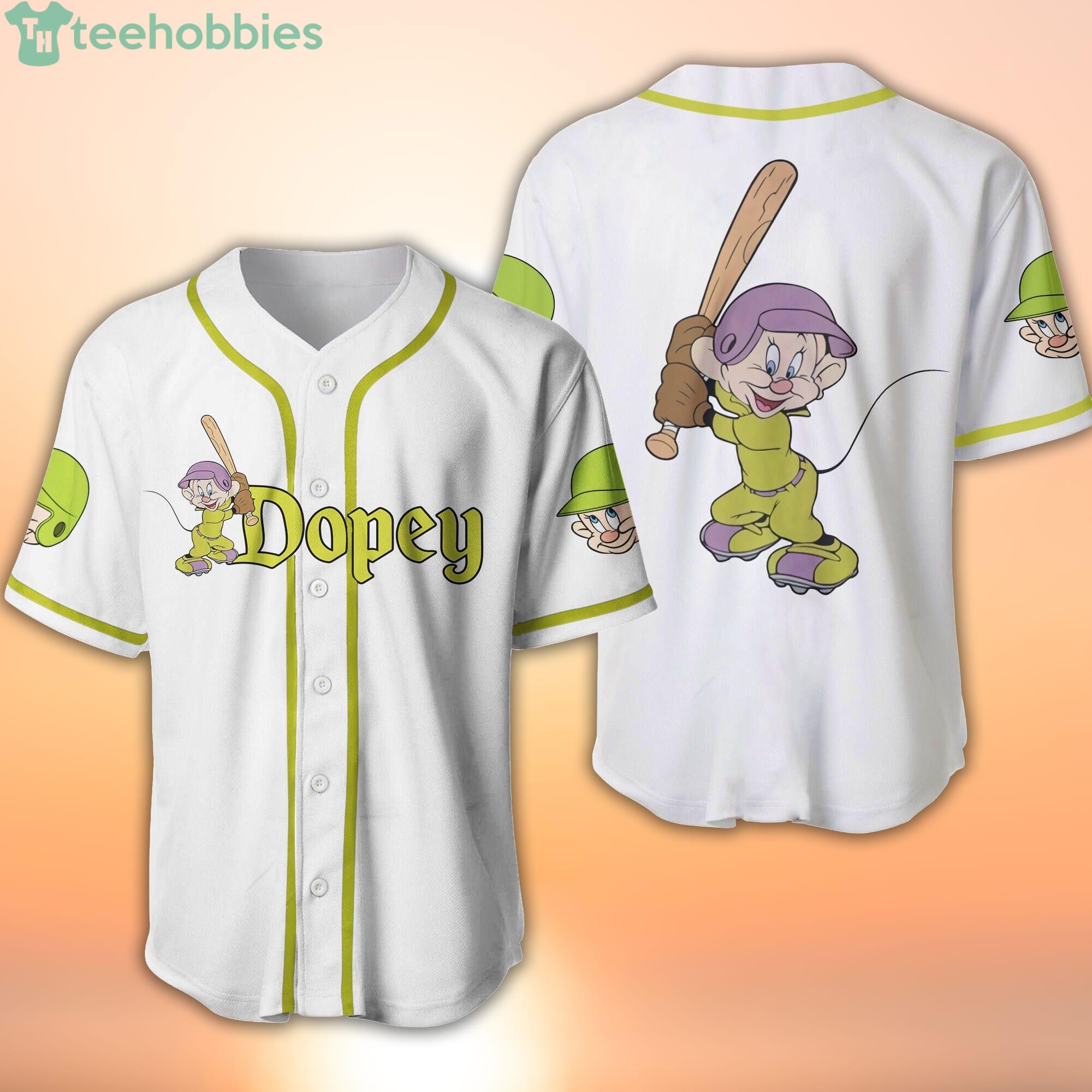 Peter Pan White Green Disney Baseball Jersey Sport Outfit for Men -  VinnyToys