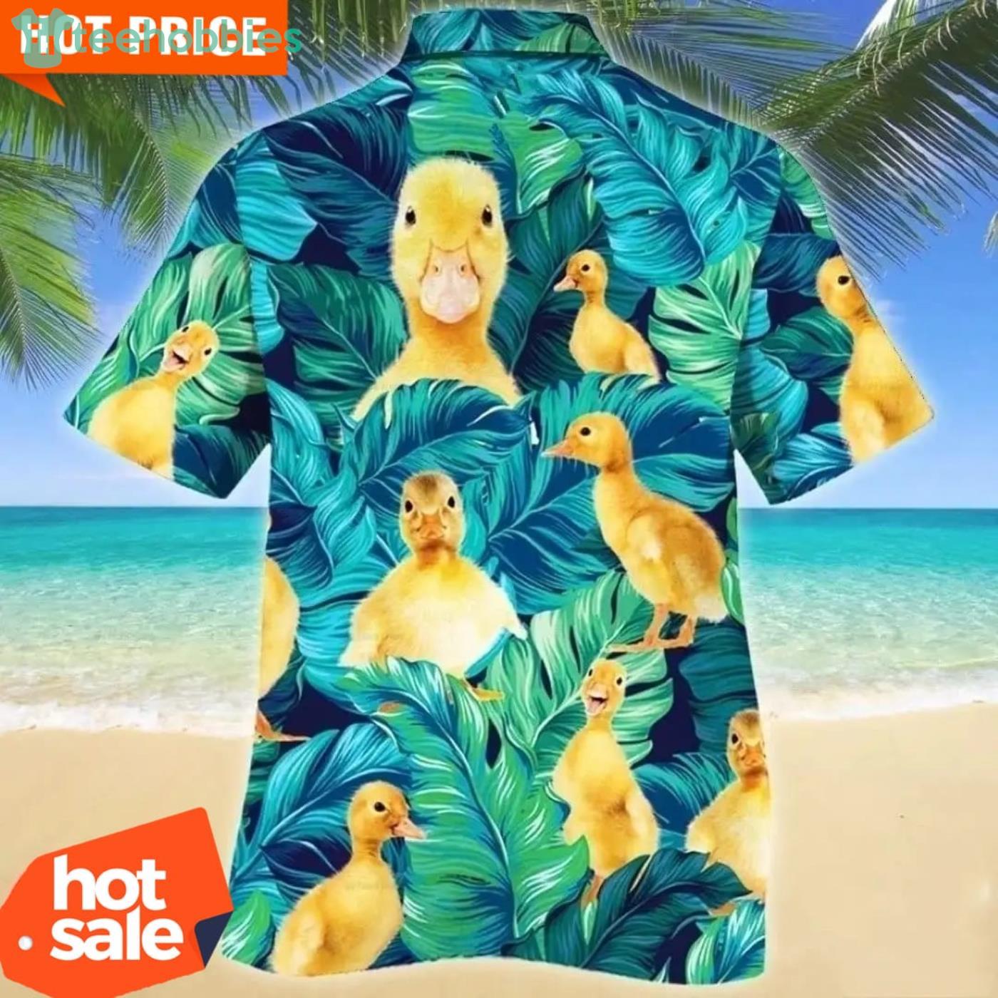 Duckling Short Sleeves Hawaiian Shirt image Duckling Short Sleeves Hawaiian Shirt Product Photo 2