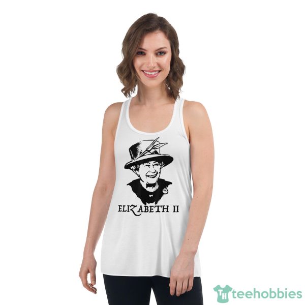 Elizabeth II - Remembering Elizabeth II T-Shirt - Women's Flowy Racerback Tank