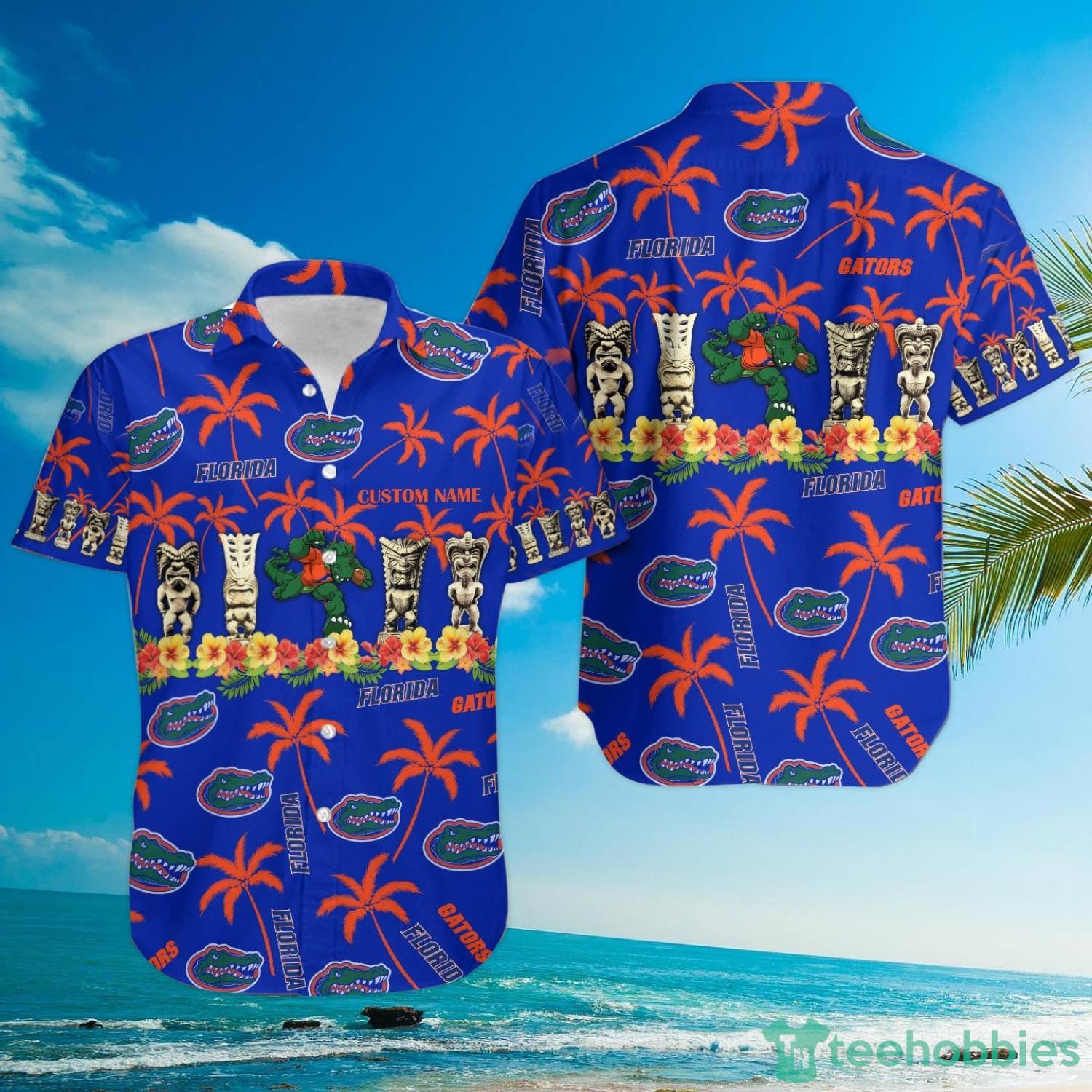 Florida Gators Custom Name Hawaiian Shirt Product Photo 4