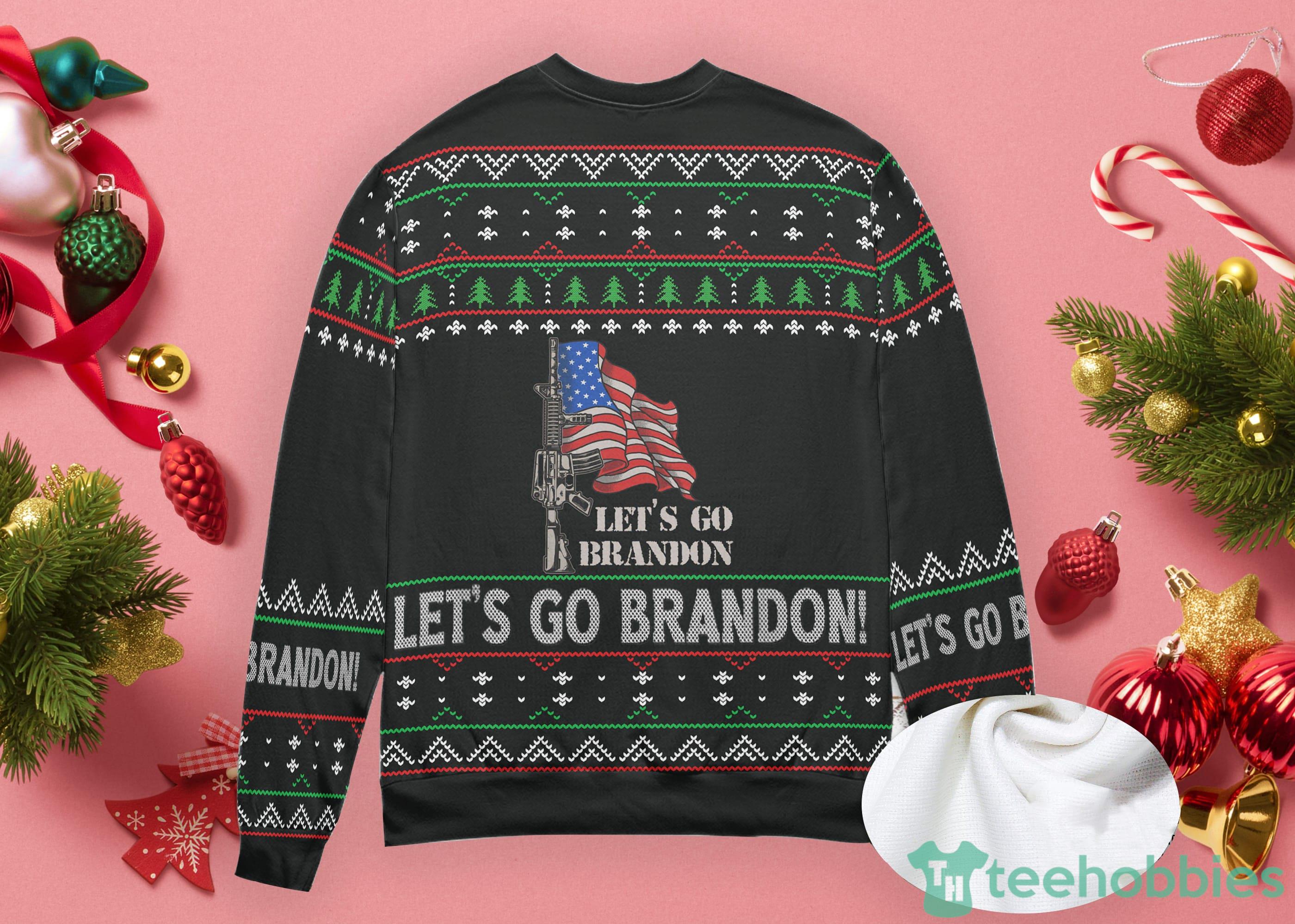 New Let's Go Atlanta Braves Ugly Christmas Sweater - Teeholly