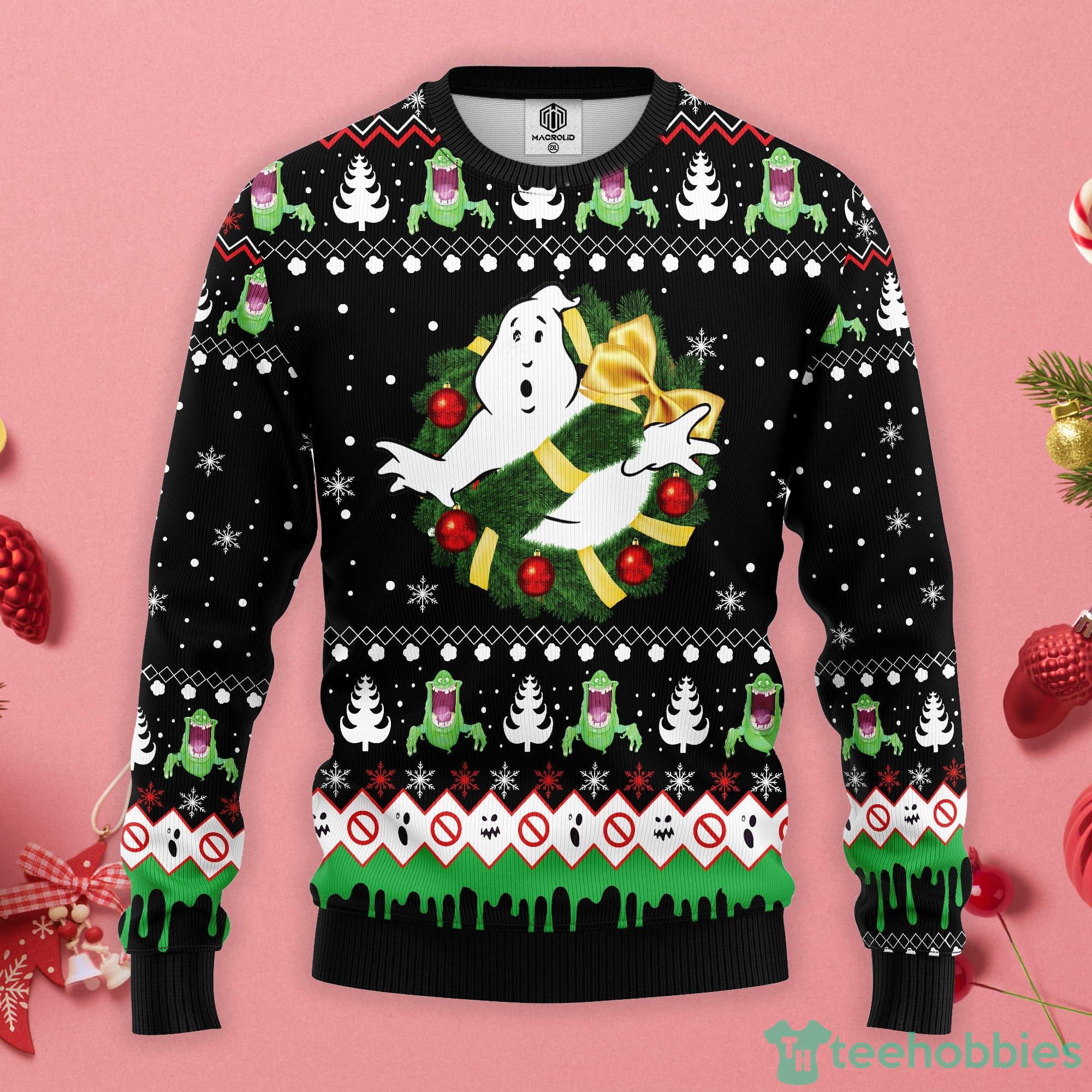 Ghostbuster Christmas Gift Ugly Christmas Sweater Product Photo 1
