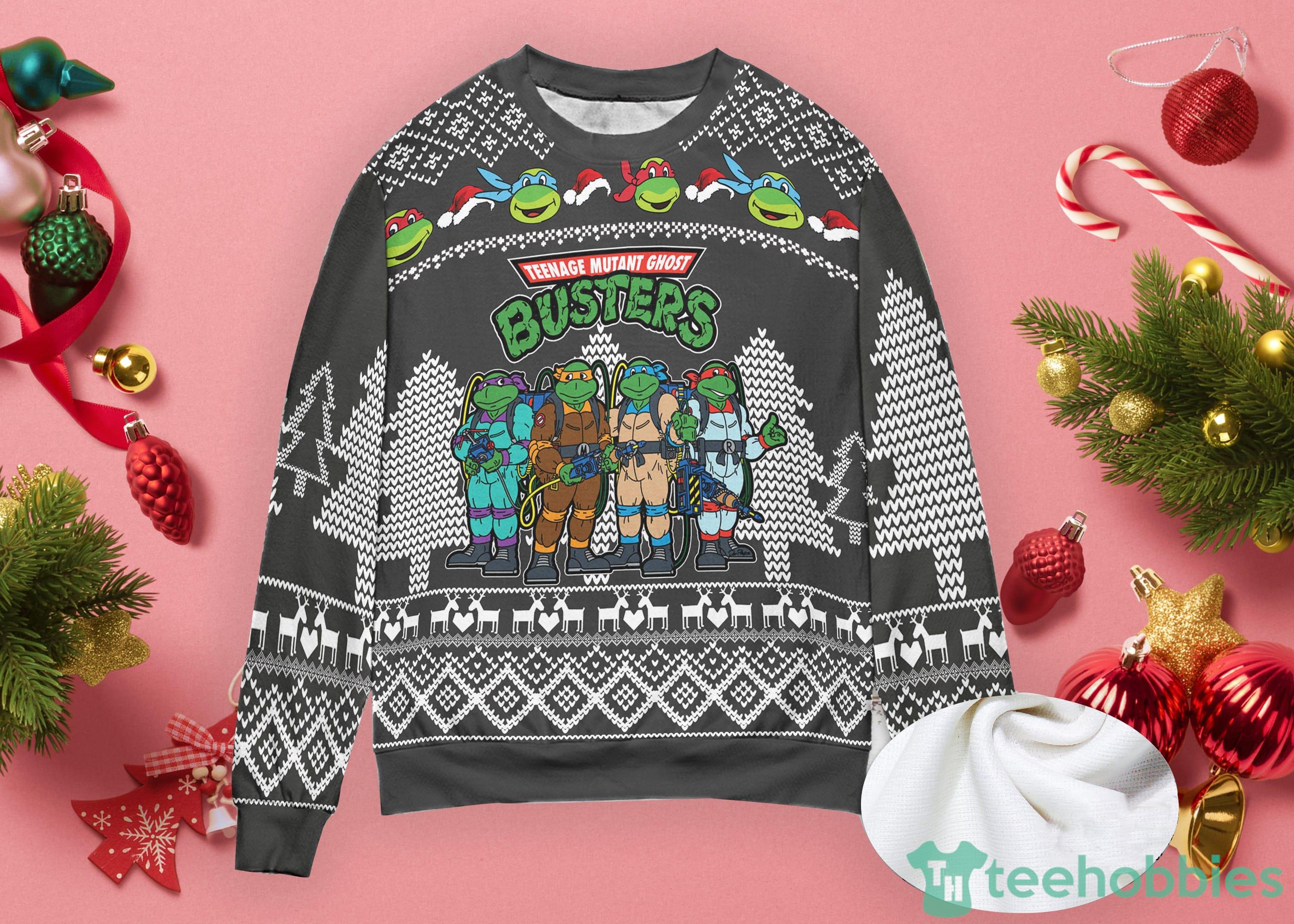 Teenage Mutant Ninja Turtles Group Ugly Christmas Sweater Lightweight  Sweatshirt for Sale by FifthSun