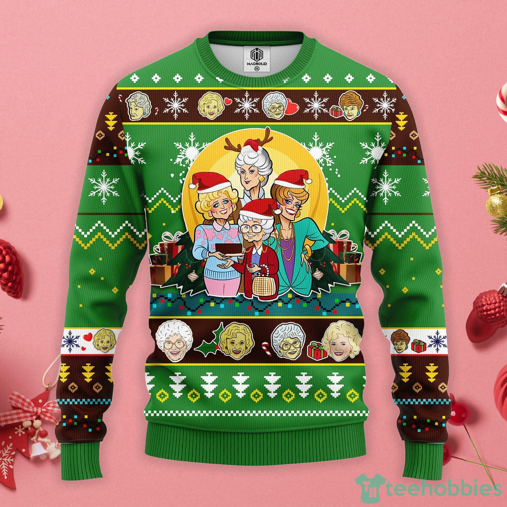Golden Girls Christmas Gift Ugly Christmas Sweater Product Photo 1