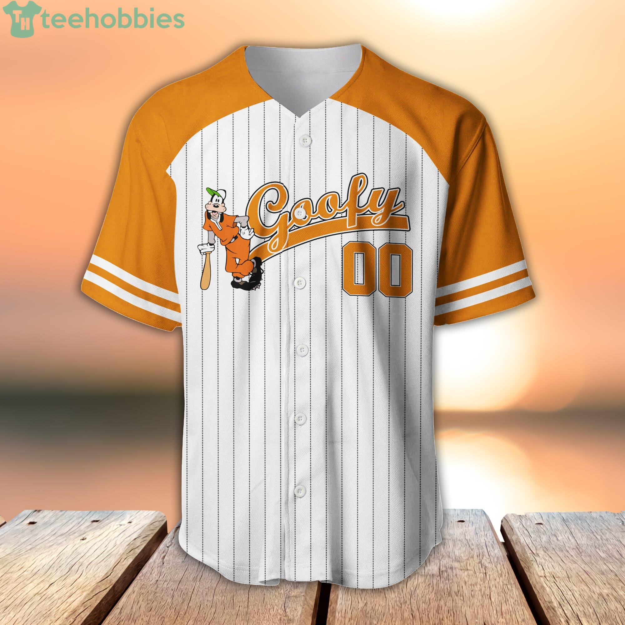 Orange and hotsell white baseball jersey