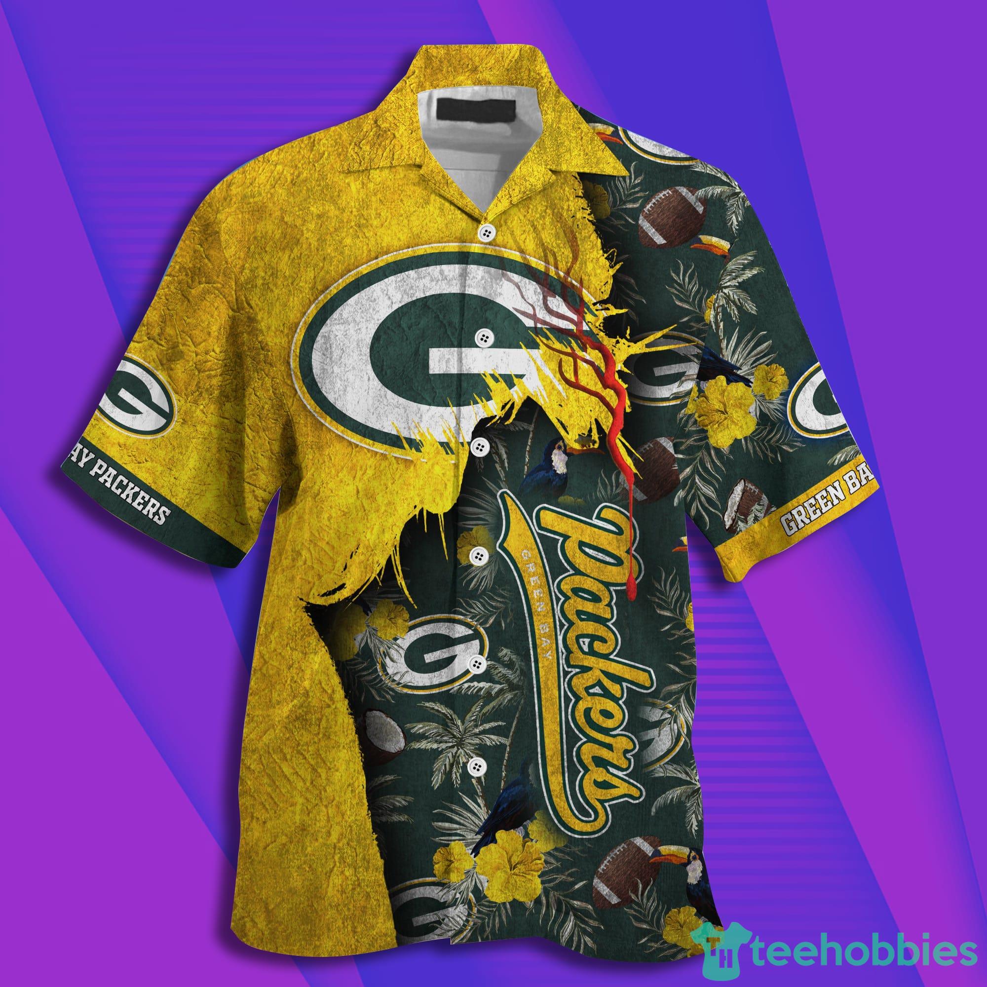 Green Bay Packers NFL And Tropical Pattern Combo Summer Hawaiian Shirt And  Pants - Freedomdesign