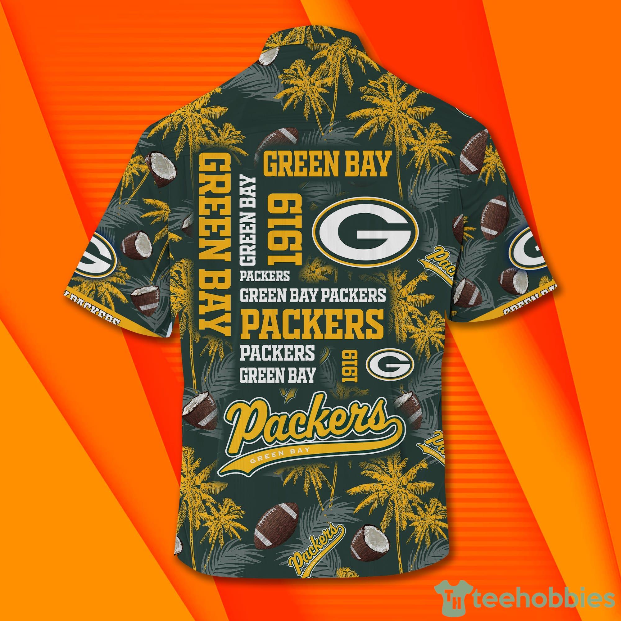 Green Bay Packers Baby Yoda Custom Name Hawaiian Shirt - Freedomdesign