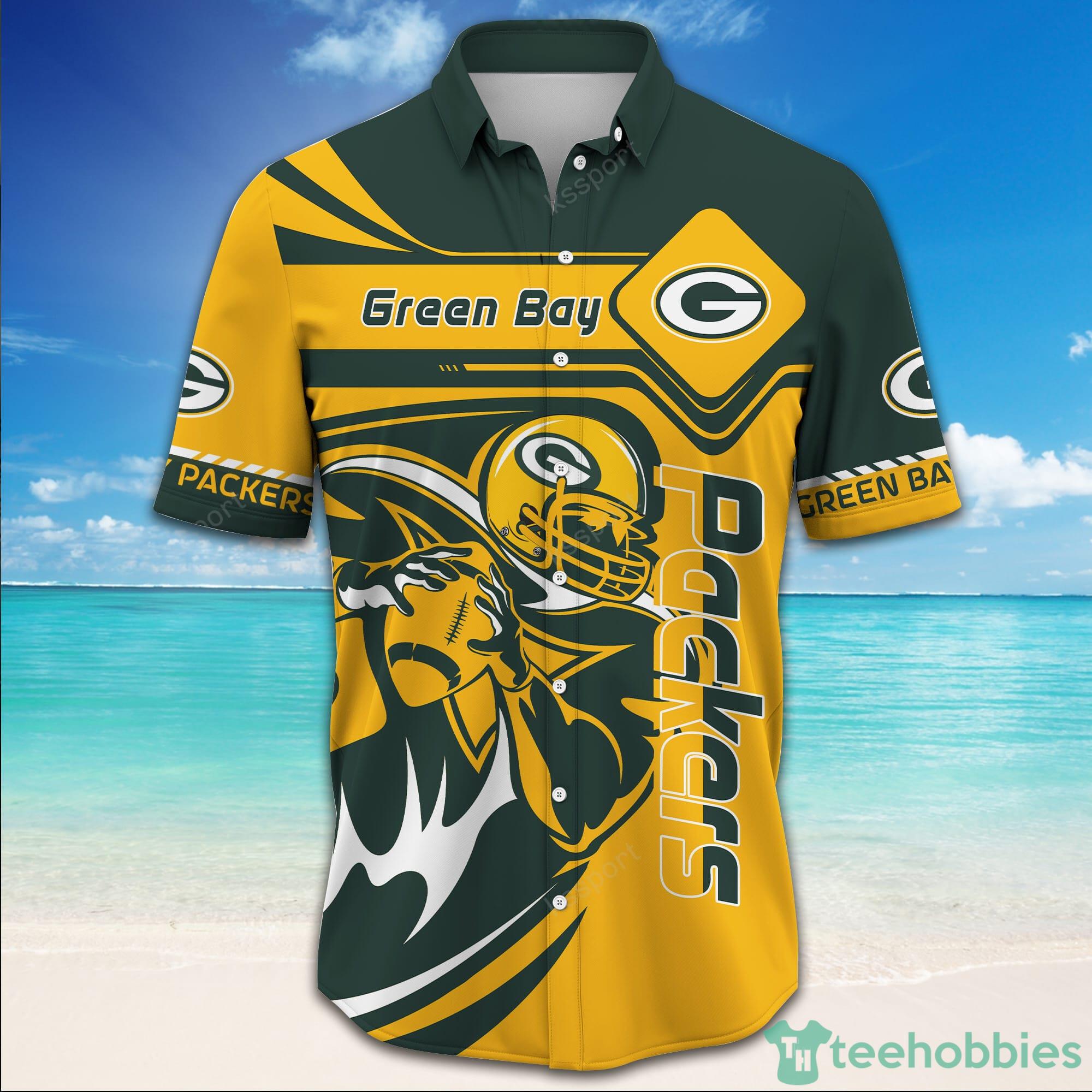 Men's Medium Green Bay Packers Polo Shirt NFL Team Apparel Black and  Yellow