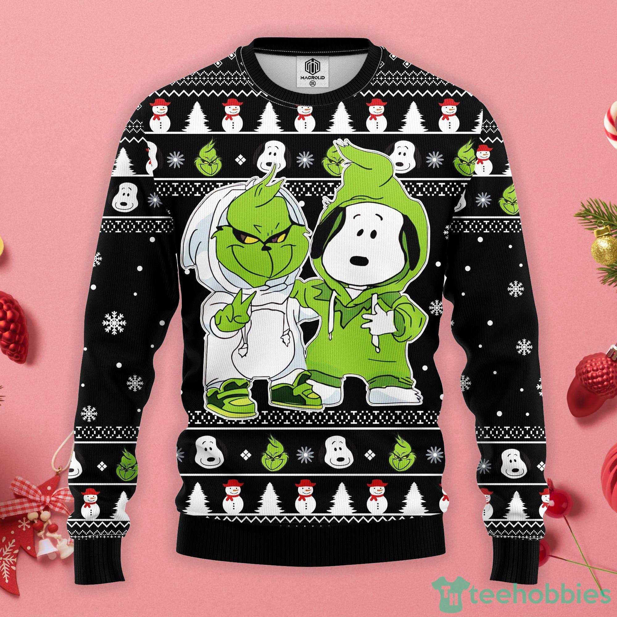 NHL Carolina Hurricanes Logo Grinch Hug Cute Gift For Grinch Lover Ugly  Christmas Sweater - Freedomdesign