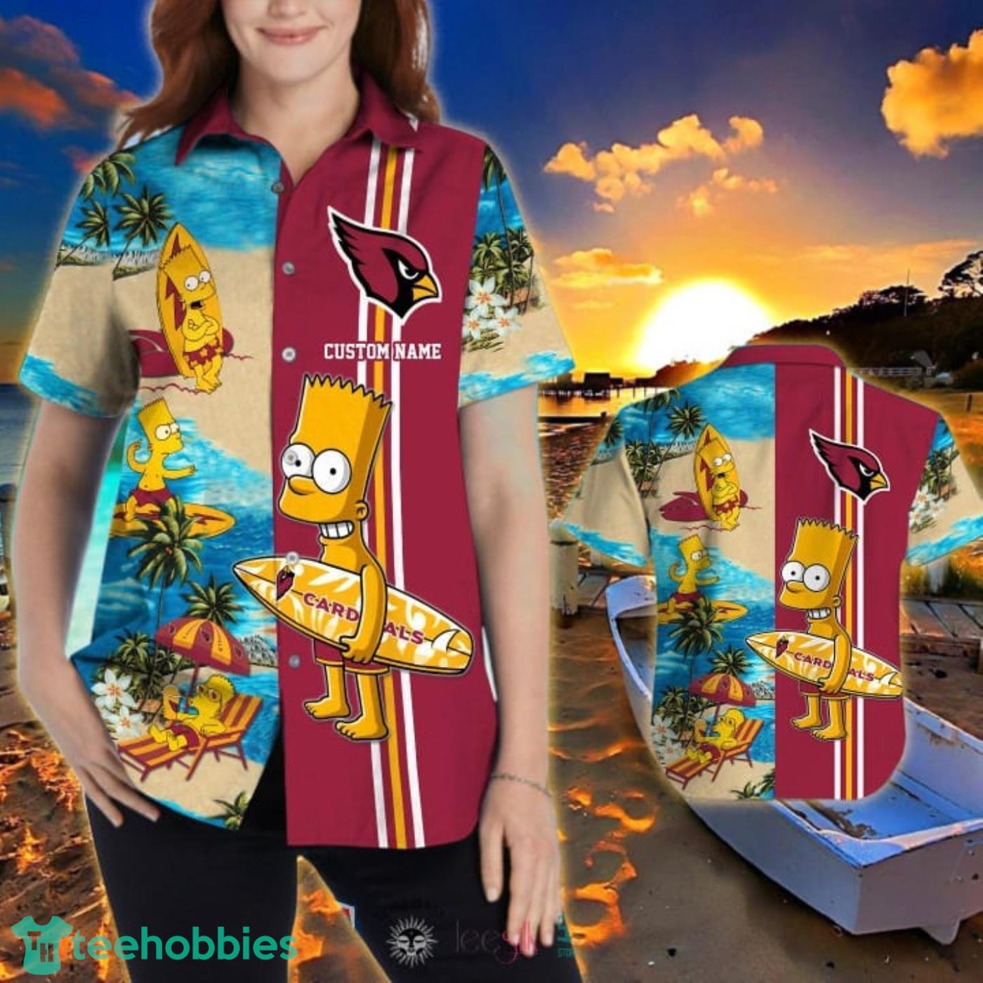 Hot Trend Personalized Dallas Cowboys Bart Simpson Hawaiian And Pants Combo  - Freedomdesign