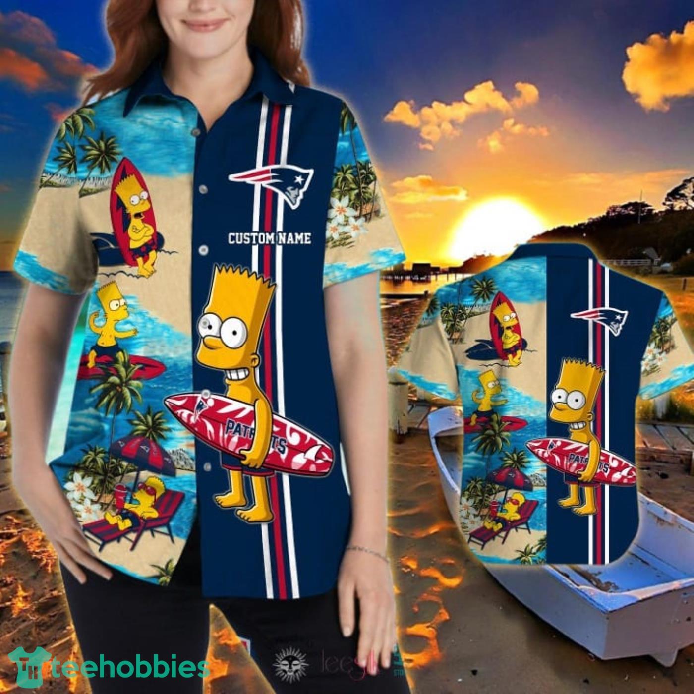 New England Patriots Trending Hawaiian Shirt For Fans - Freedomdesign