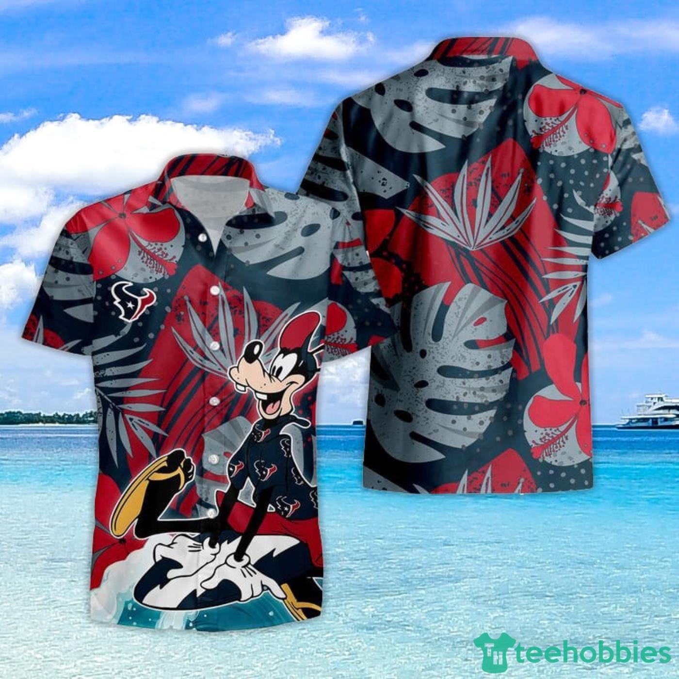 Houston Texans Goofy Hawaiian Shirt and Shorts