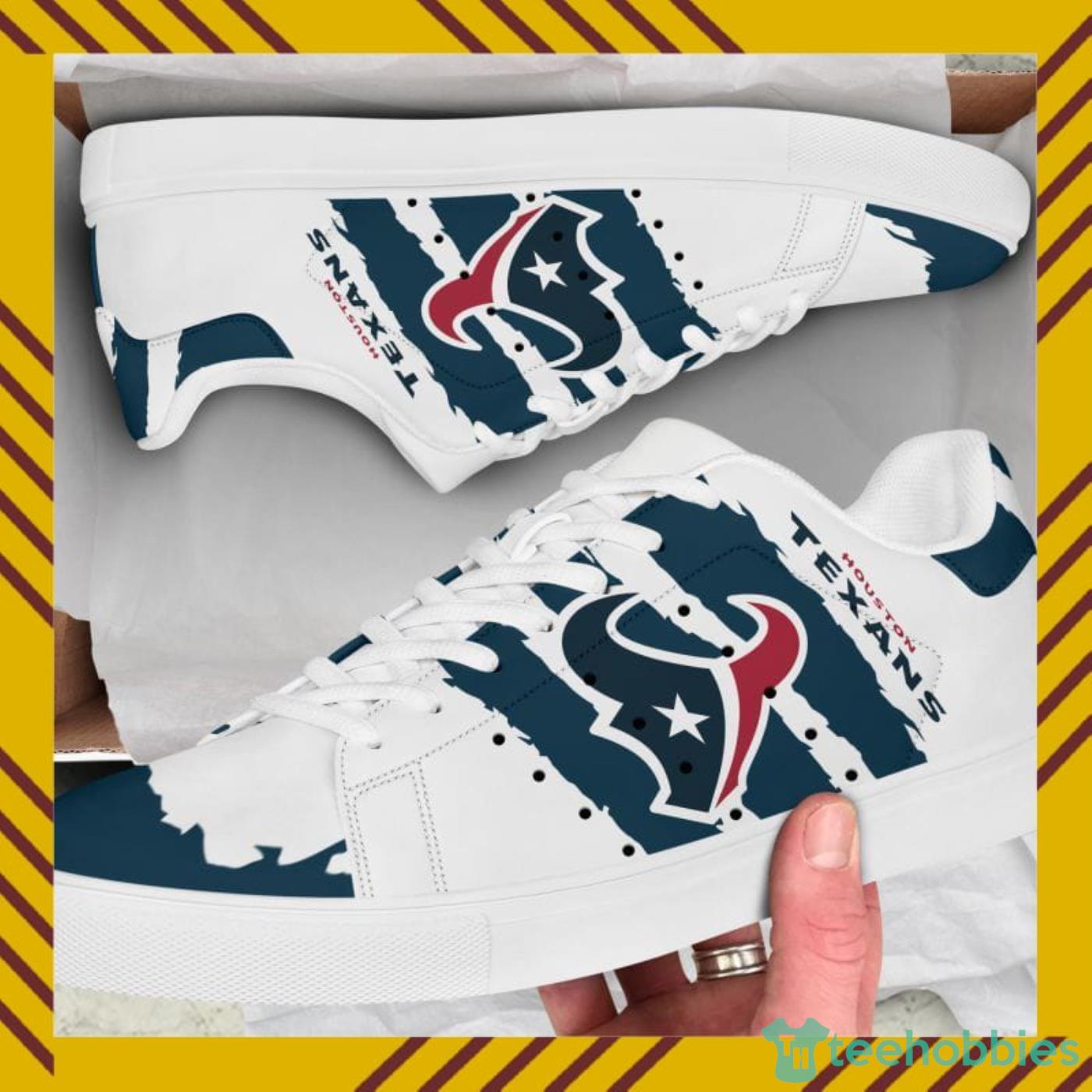 Houston Texans NFL Black And White Skate Shoes Product Photo 1