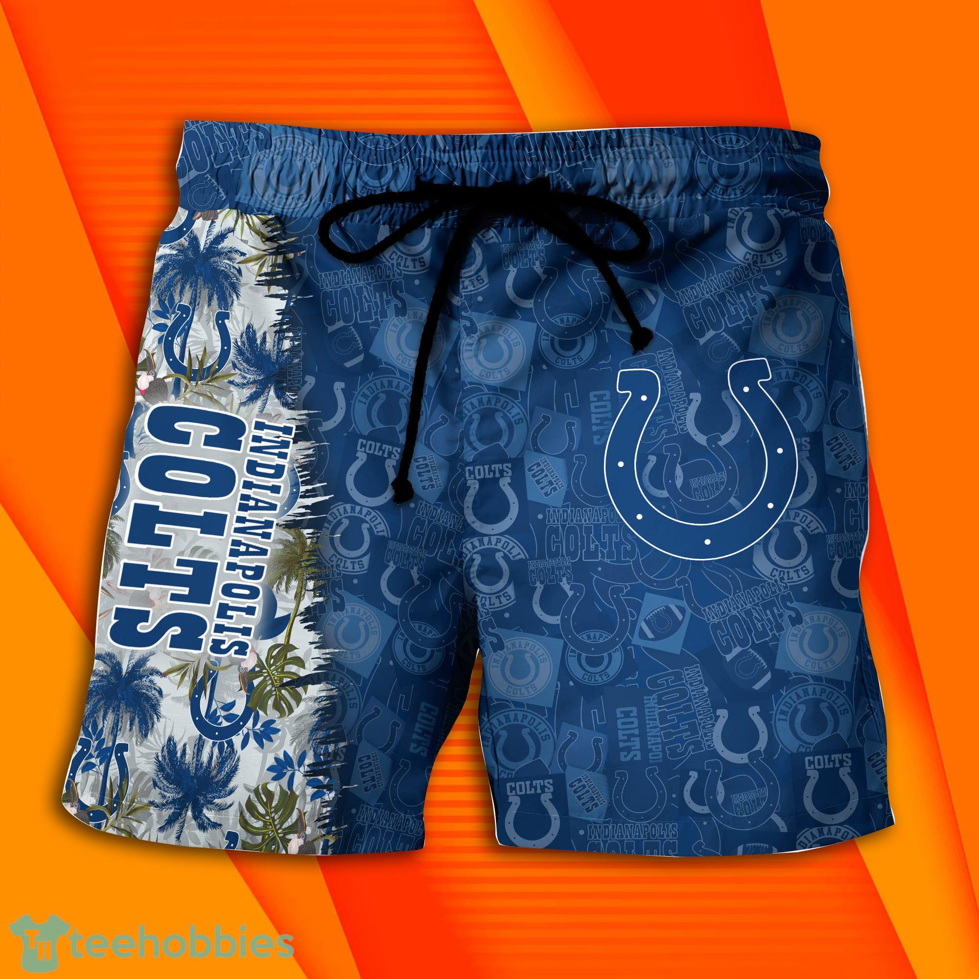 Indianapolis Colts NFL And Tropical Pattern Combo Summer Hawaiian Shirt And  Pants