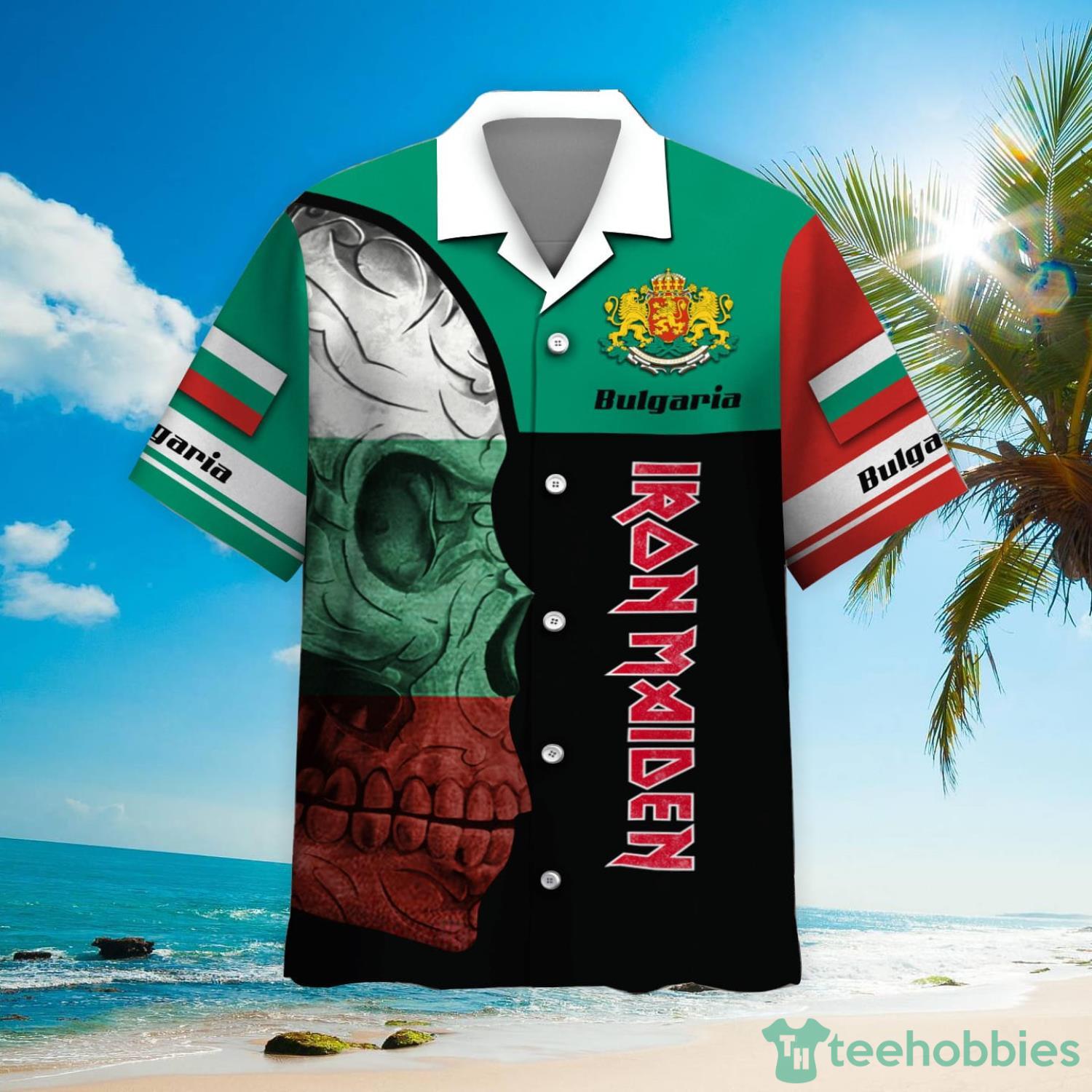 Iron Maiden Bulgaria Hawaiian Shirt Product Photo 2