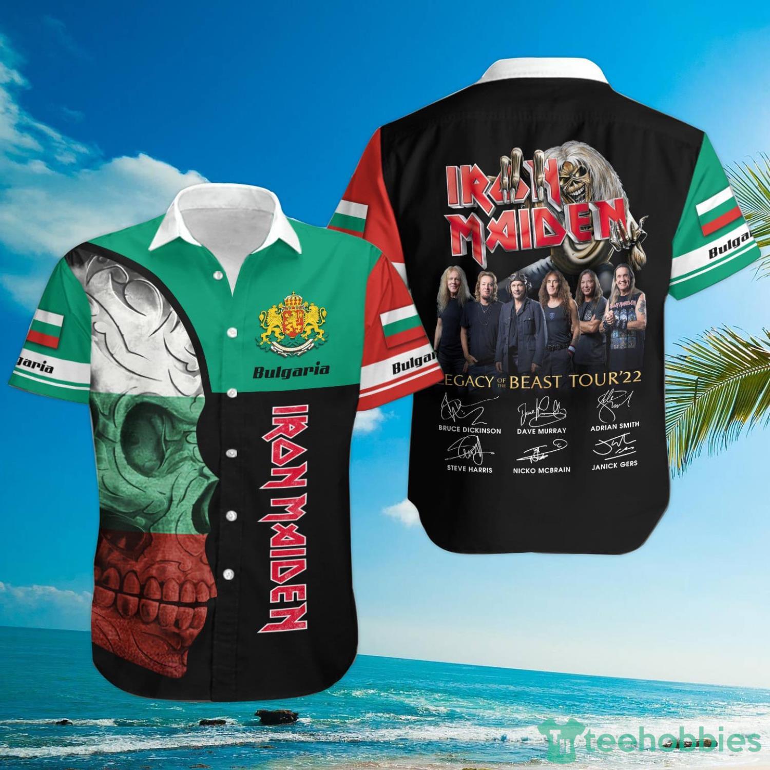 Iron Maiden Bulgaria Hawaiian Shirt Product Photo 1
