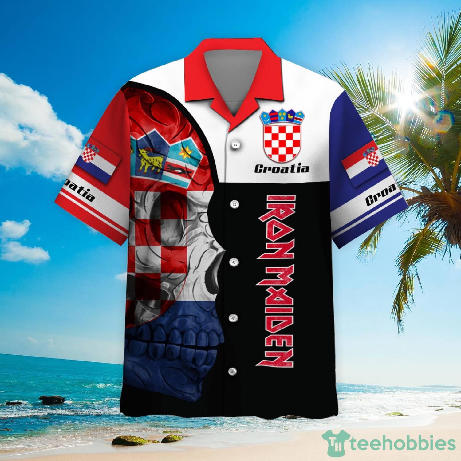Iron Maiden Croatia Hawaiian Shirt Product Photo 2