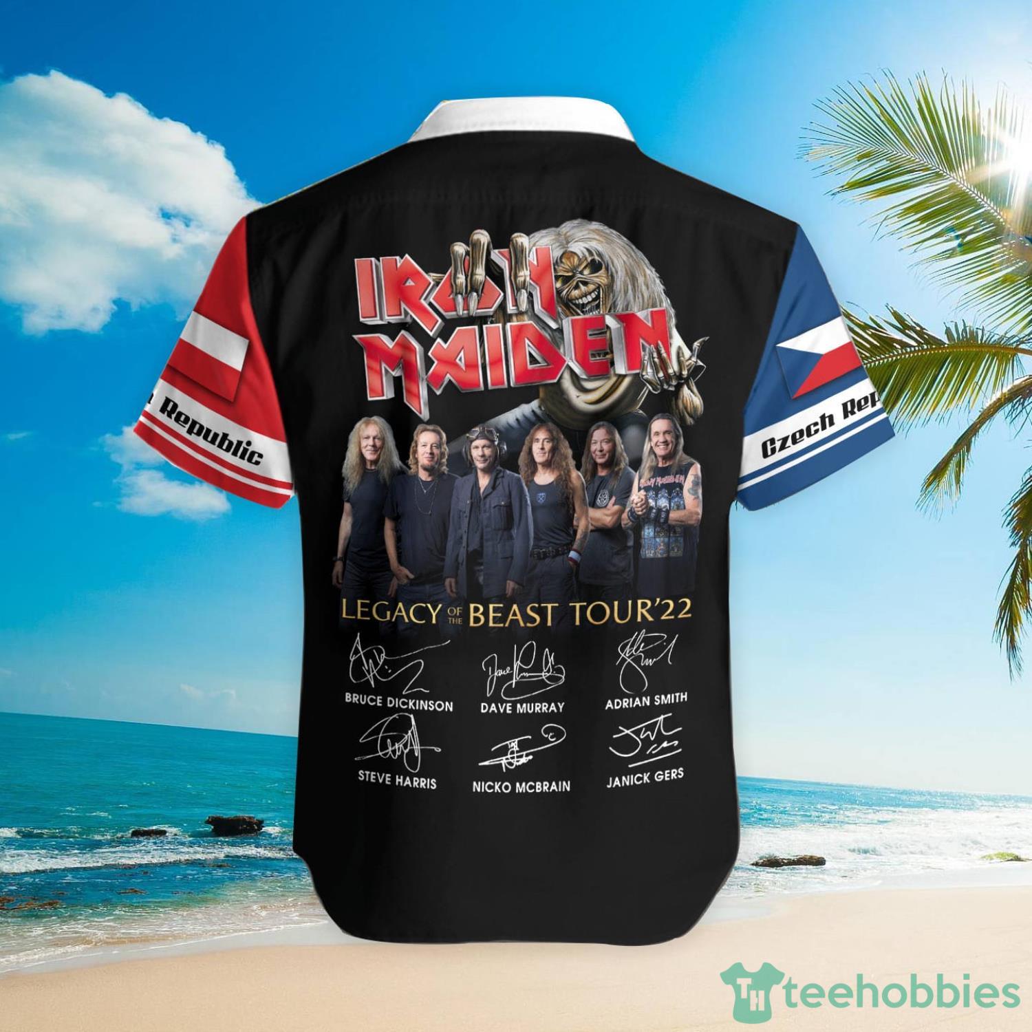 Iron Maiden Czech Republic Hawaiian Shirt Product Photo 3