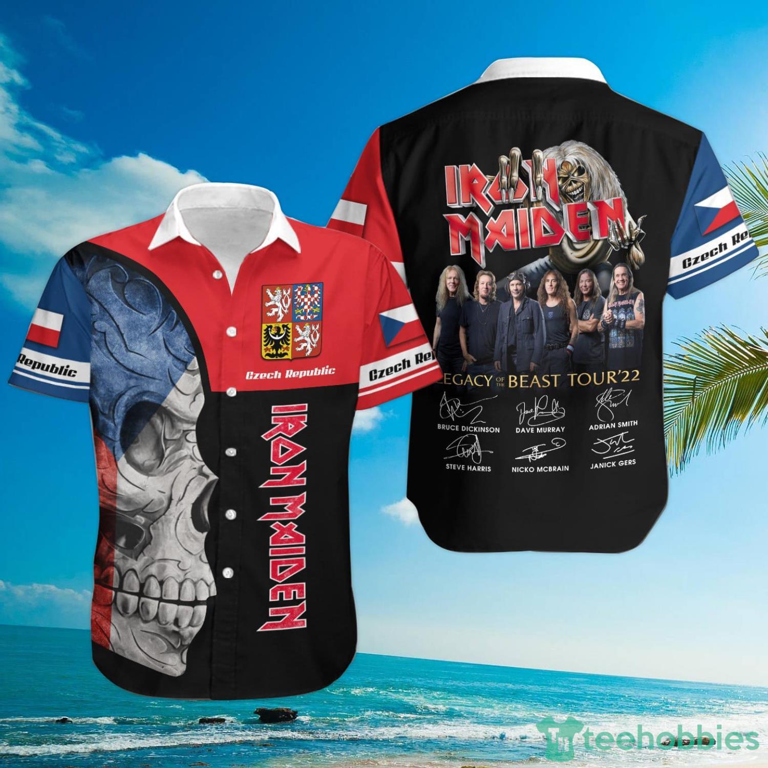 Iron Maiden Czech Republic Hawaiian Shirt Product Photo 1