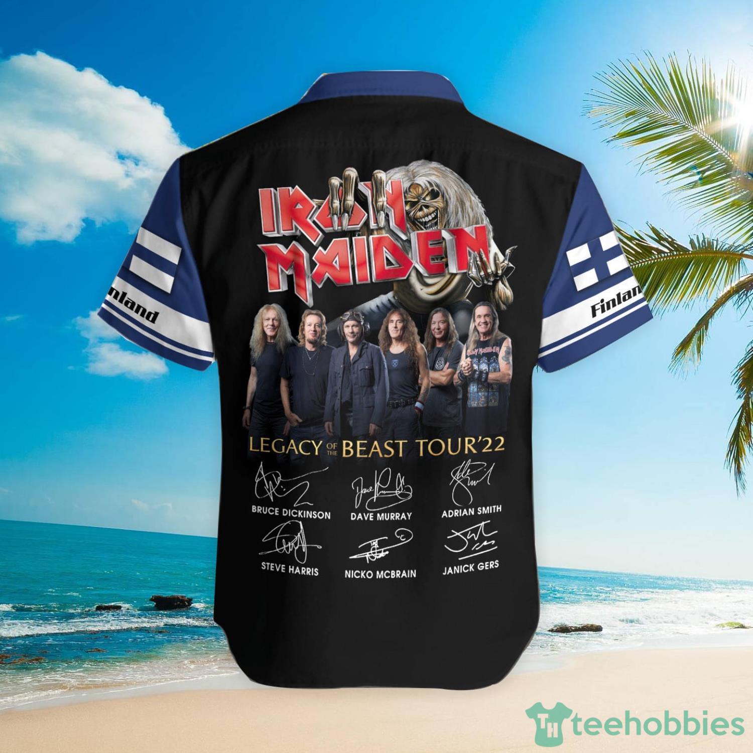Iron Maiden Finland Hawaiian Shirt Product Photo 3
