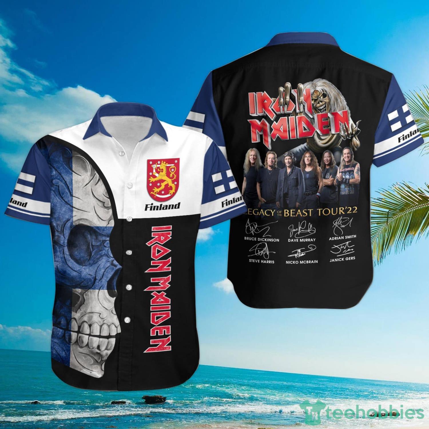Iron Maiden Finland Hawaiian Shirt Product Photo 1