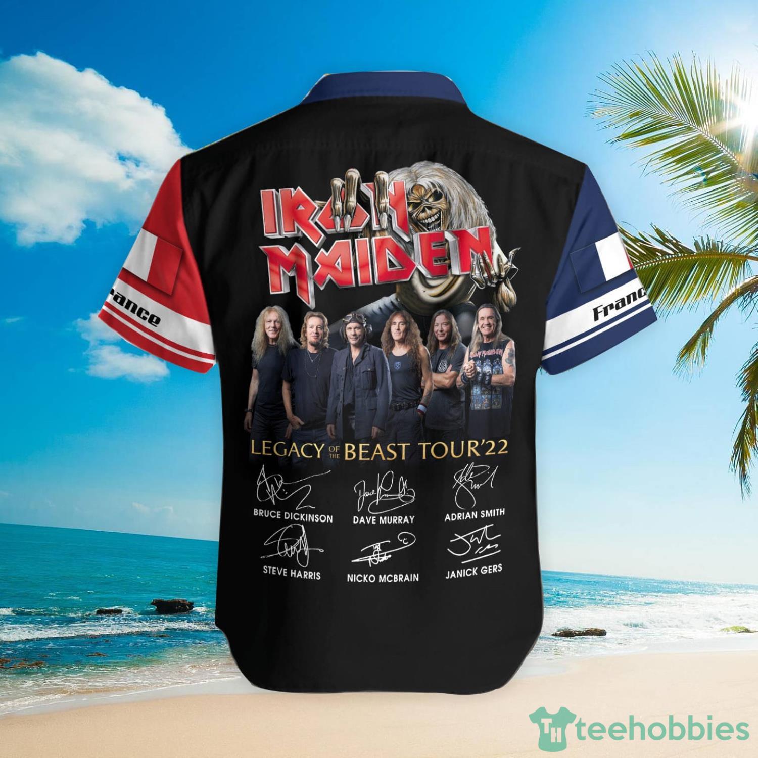 Iron Maiden France Hawaiian Shirt Product Photo 3