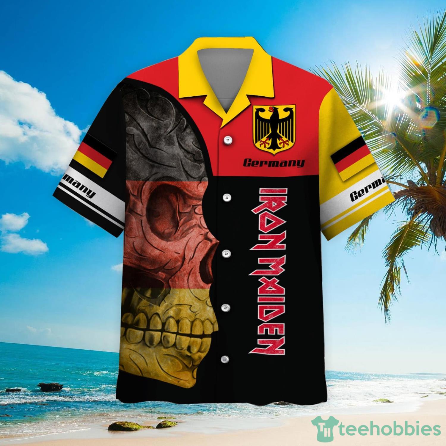 Iron Maiden Germany Hawaiian Shirt Product Photo 2