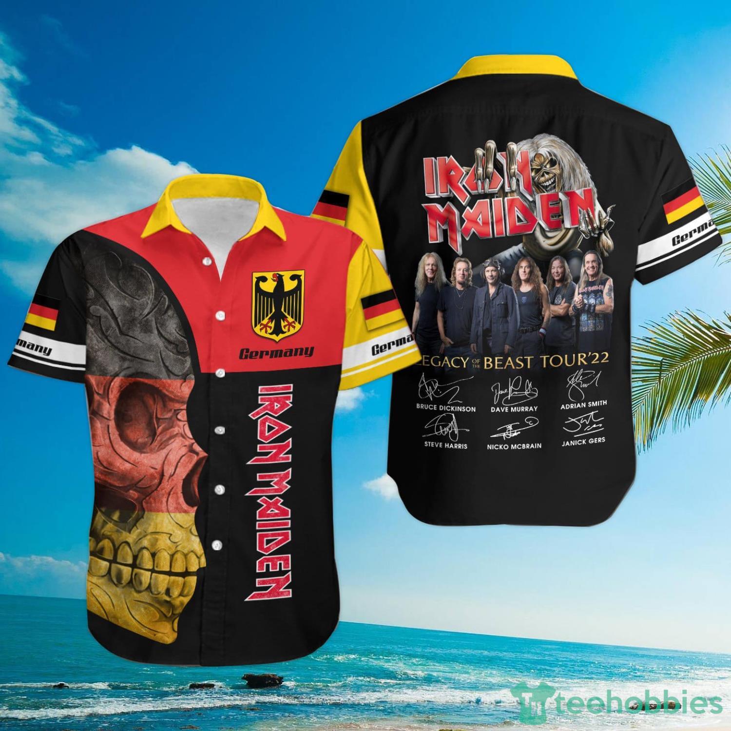 Iron Maiden Germany Hawaiian Shirt Product Photo 1